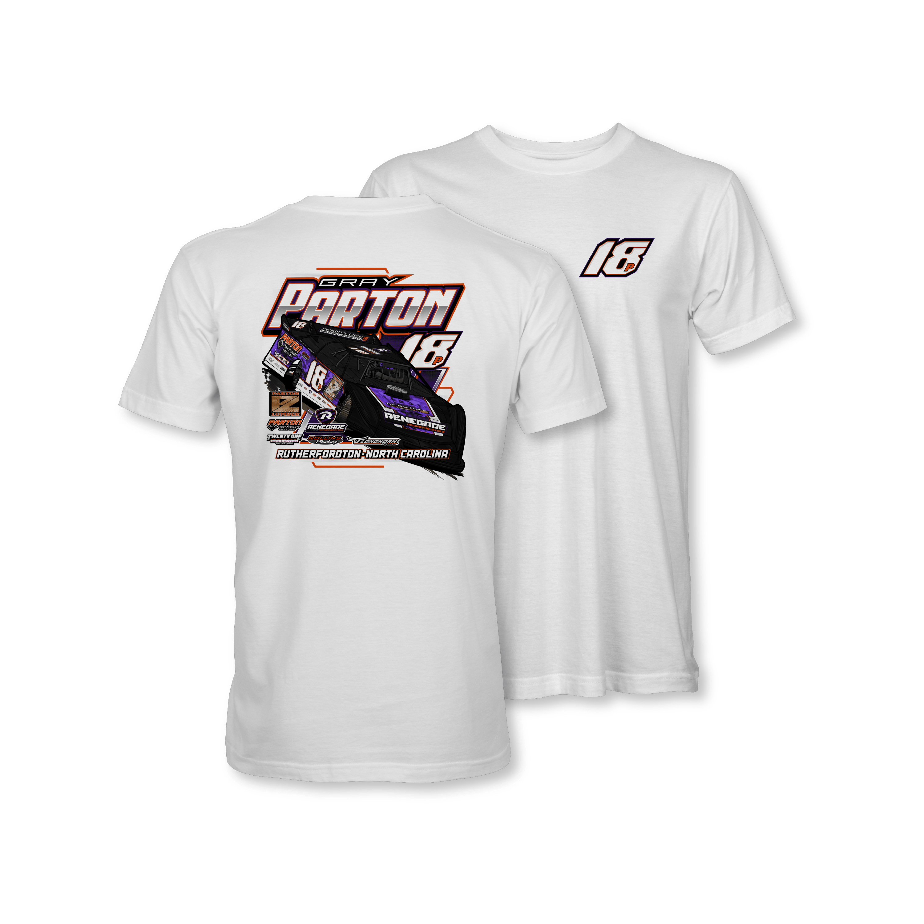 Gray Parton White 2026 Action Shirt