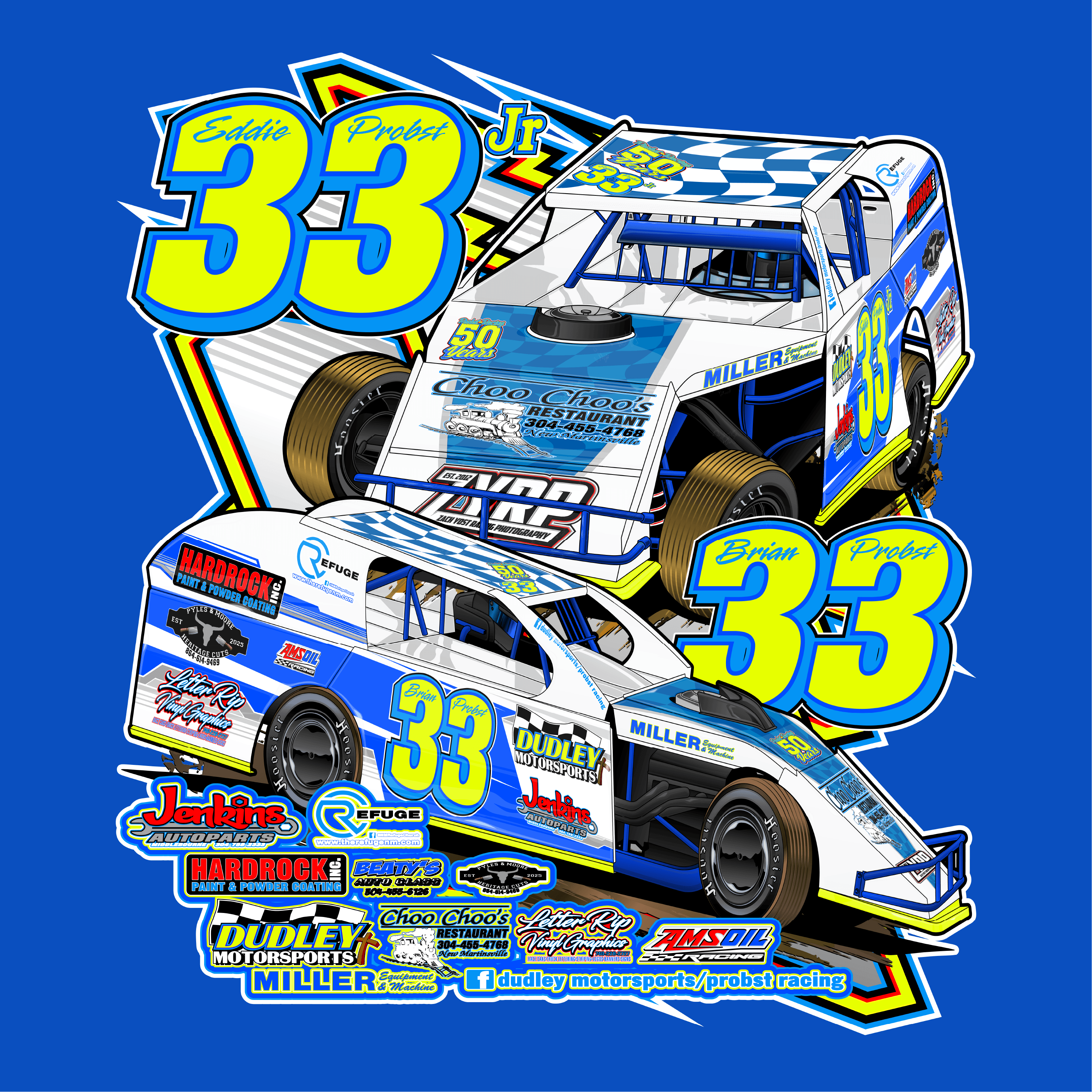 Probst Racing 2026 Royal Action Hoodie