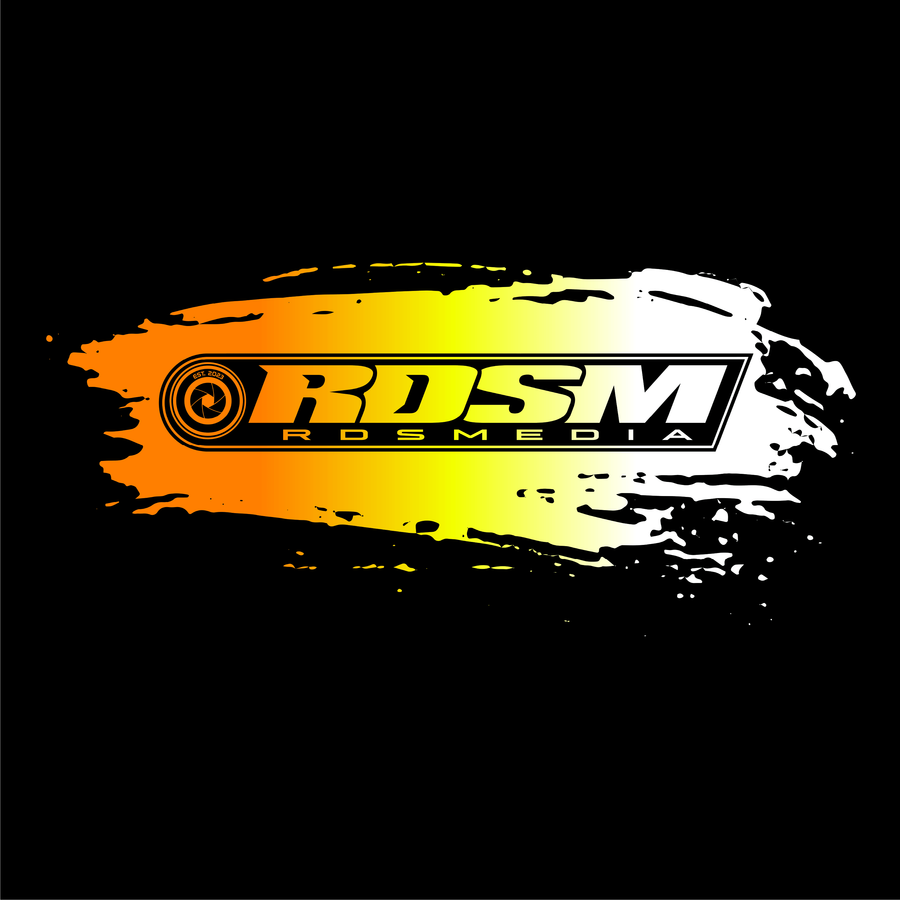 RDS Media Black Splash Logo Hoodie
