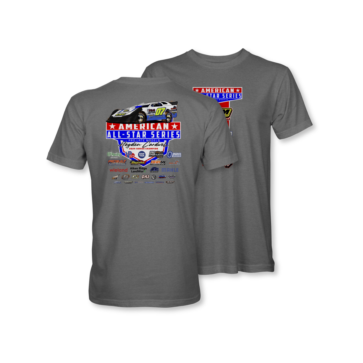 American All - Star Series Gunmetal 2025 Sponsors Shirt