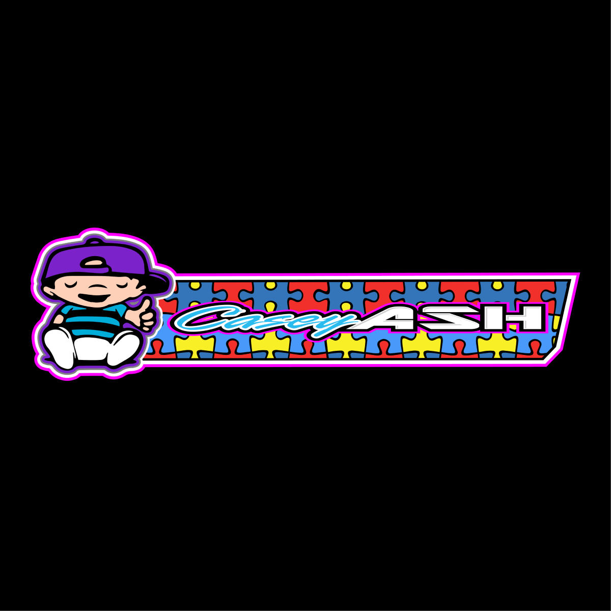 Casey Ash Black 2025 Autism Awareness Shirt