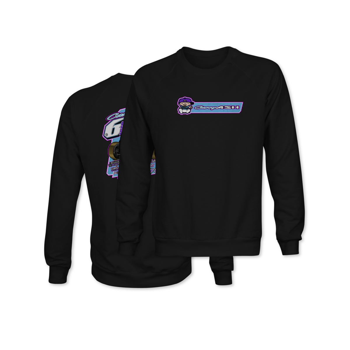 Casey Ash Black 2025 Dirt Modified Crewneck