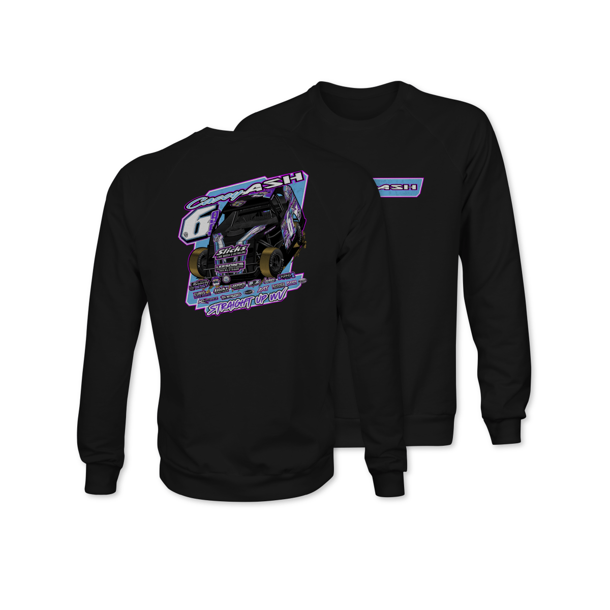 Casey Ash Black 2025 Dirt Modified Crewneck