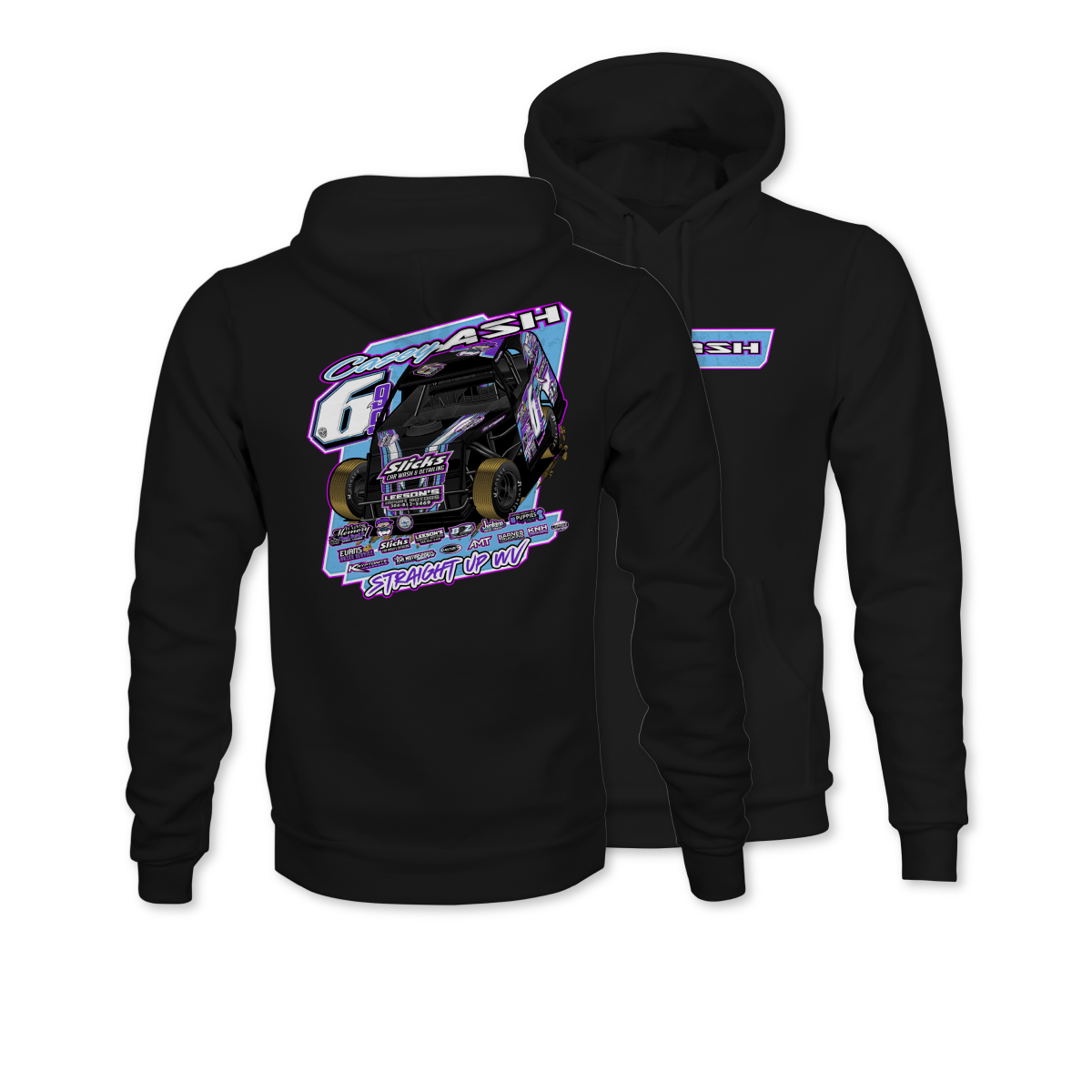 Casey Ash Black 2025 Dirt Modified Hoodie