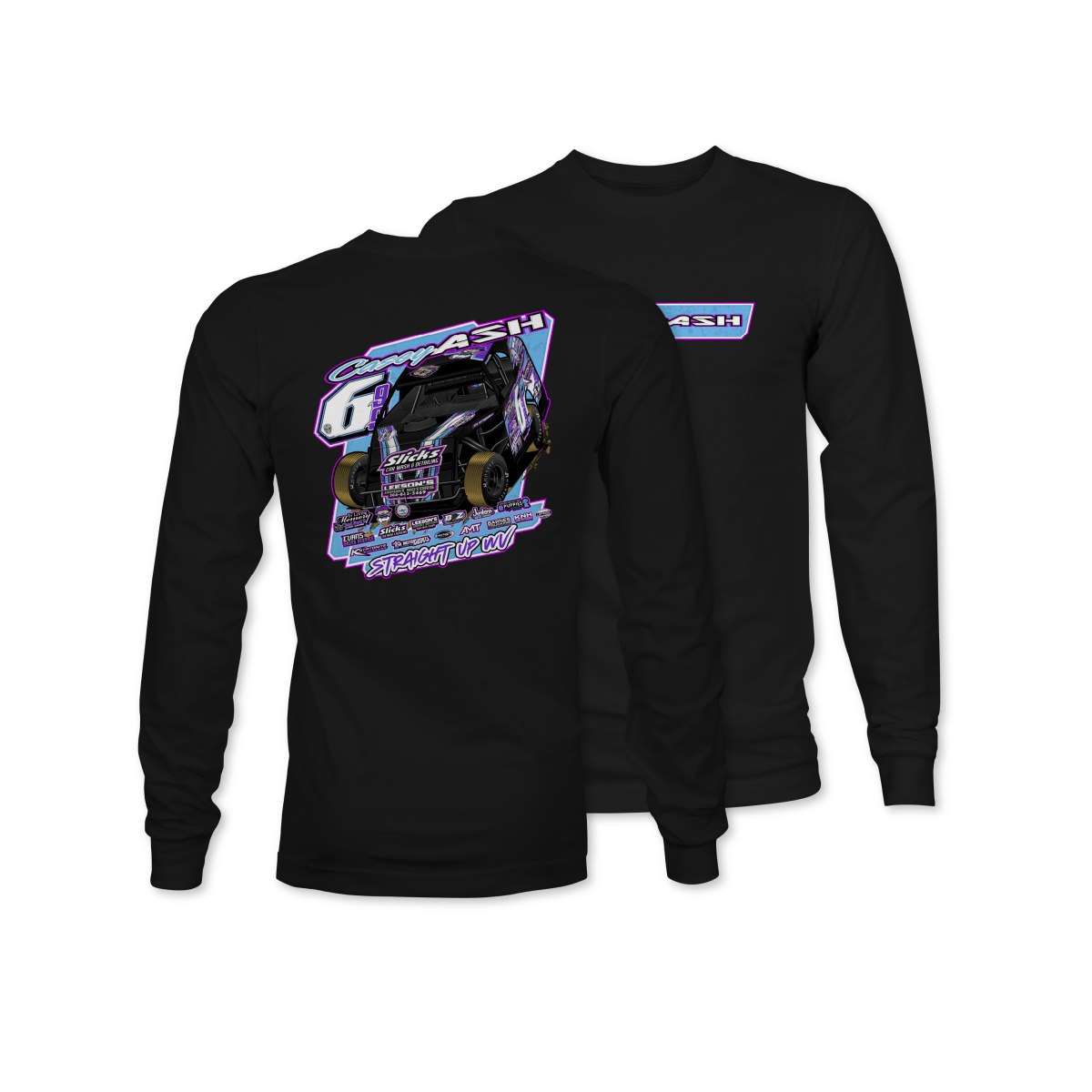 Casey Ash Black 2025 Dirt Modified Long Sleeve Shirt