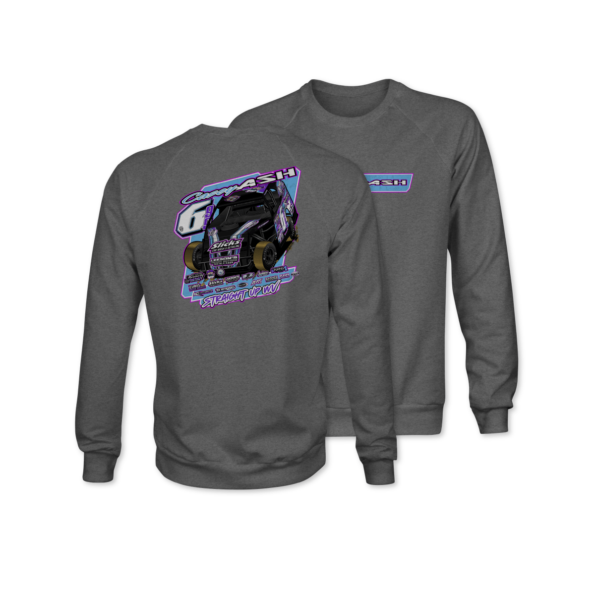 Casey Ash Gunmetal 2025 Dirt Modified Crewneck