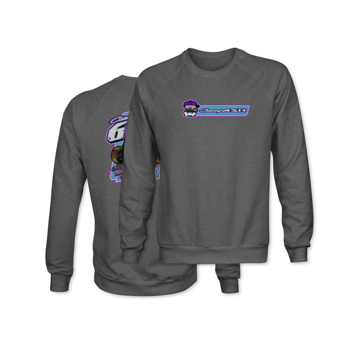 Casey Ash Gunmetal 2025 Dirt Modified Crewneck