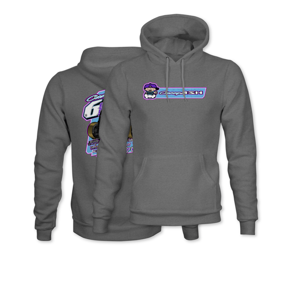 Casey Ash Gunmetal 2025 Dirt Modified Hoodie