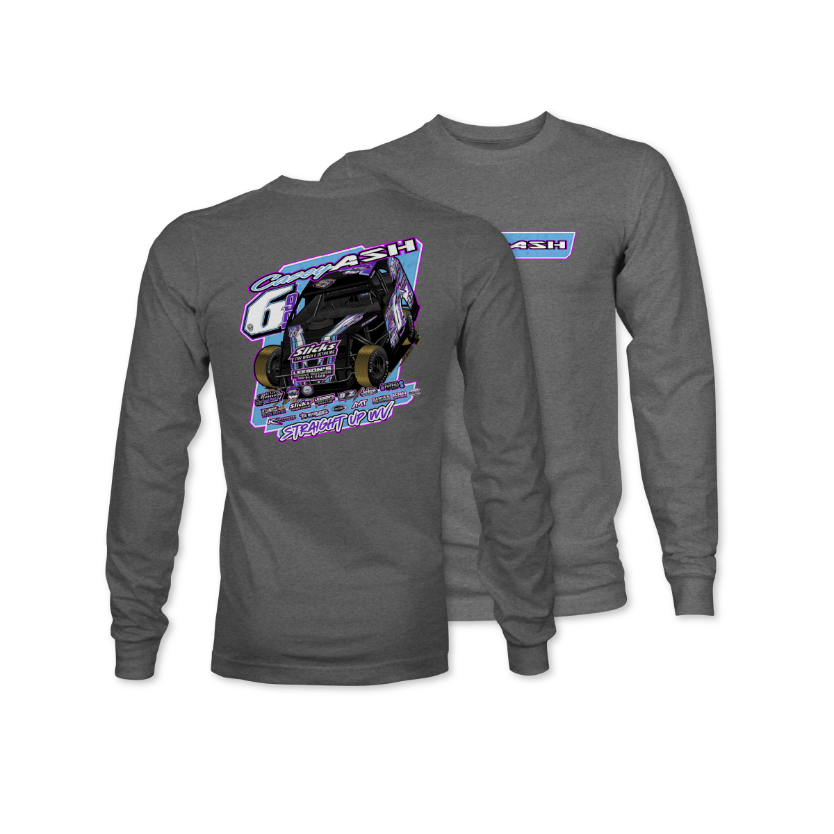 Casey Ash Gunmetal 2025 Dirt Modified Long Sleeve Shirt