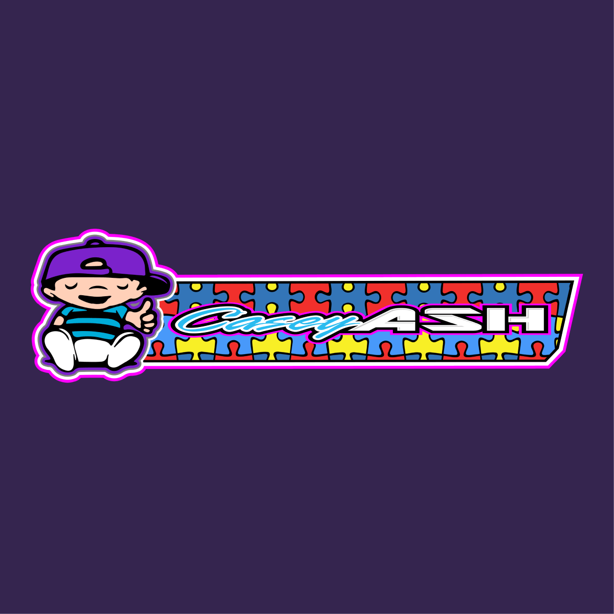 Casey Ash Purple 2025 Autism Awareness Shirt