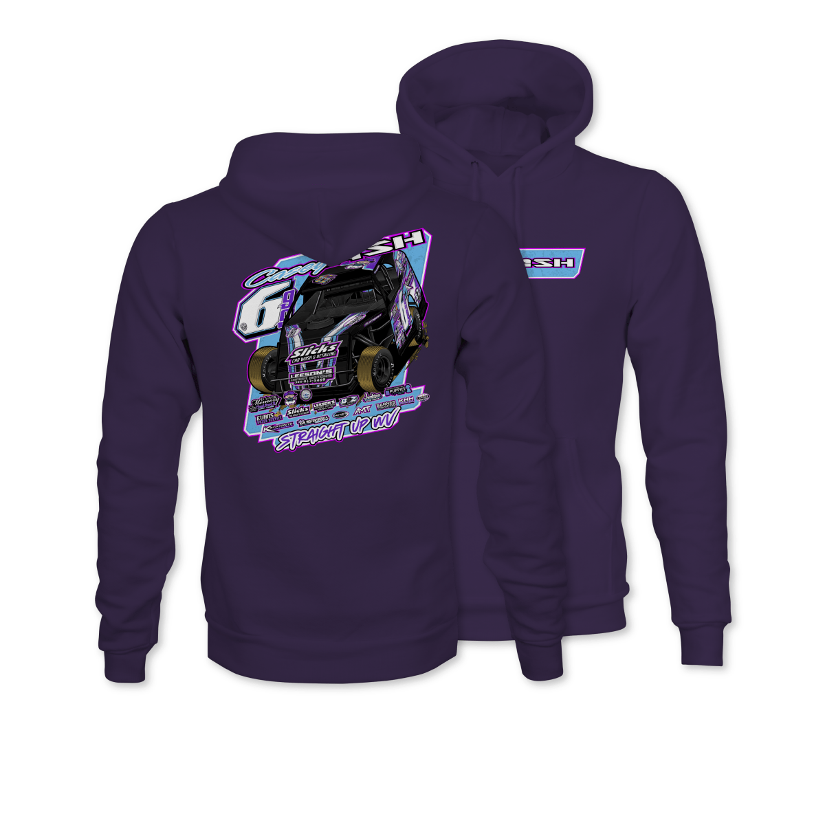 Casey Ash Purple 2025 Dirt Modified Hoodie