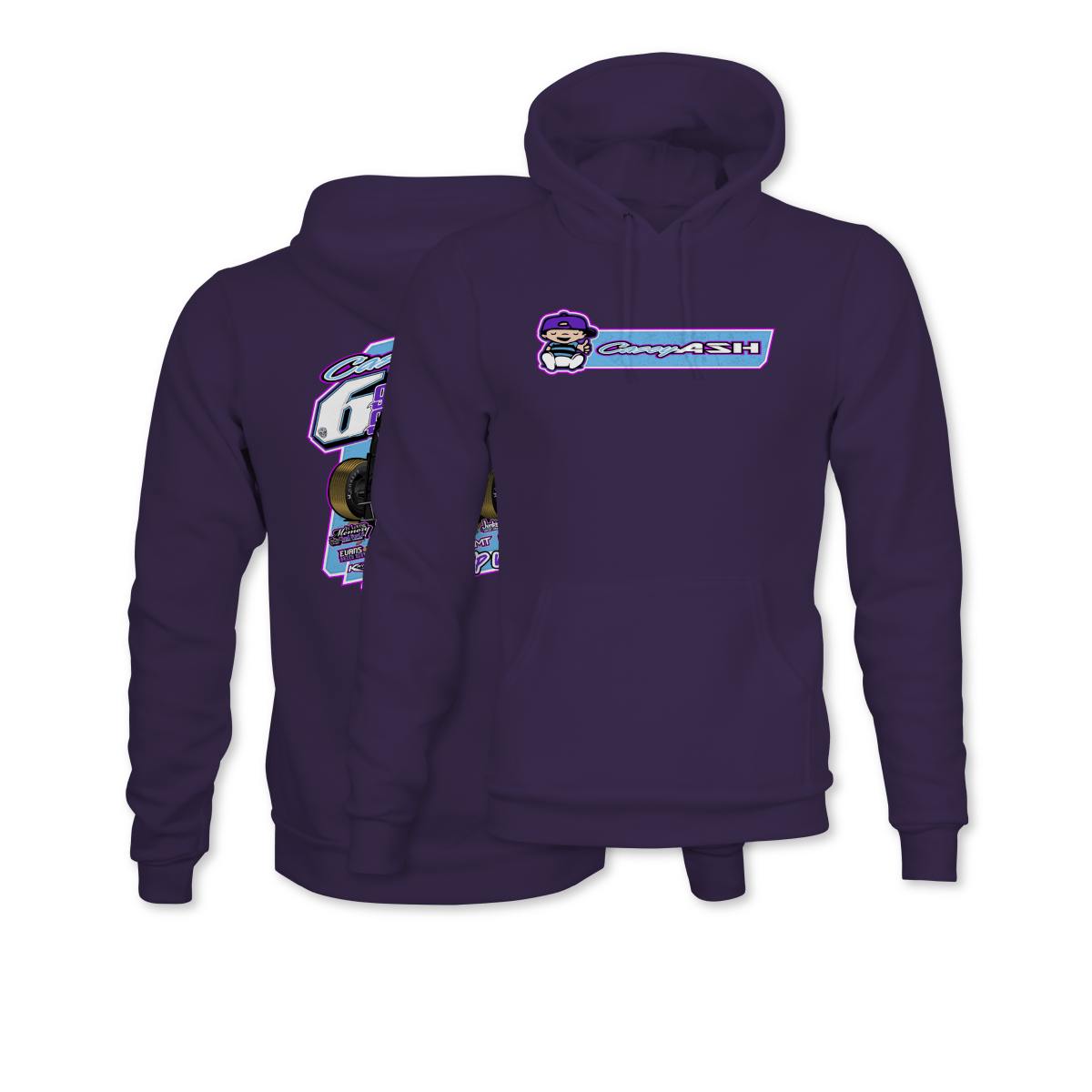 Casey Ash Purple 2025 Dirt Modified Hoodie