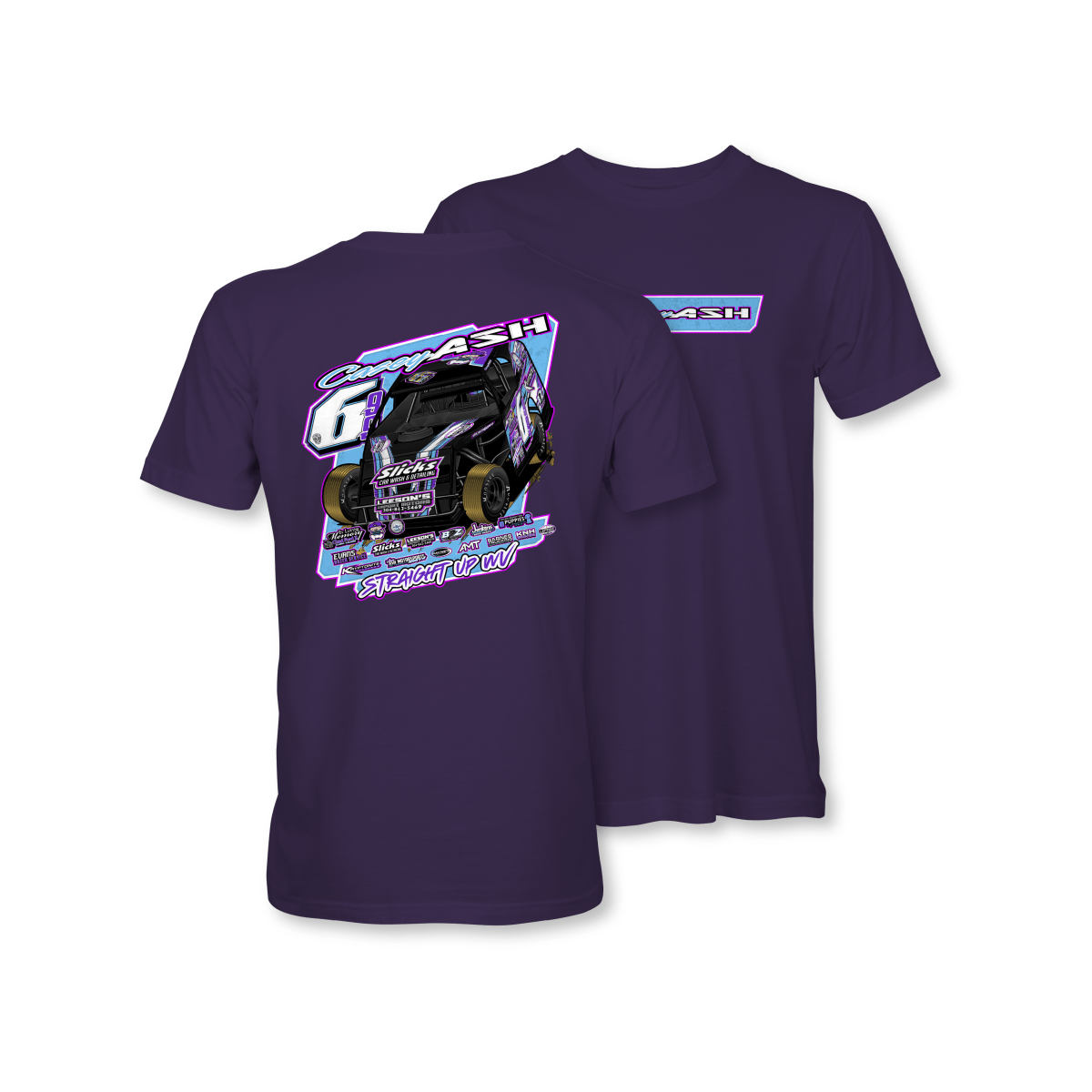 Casey Ash Purple 2025 Dirt Modified Shirt