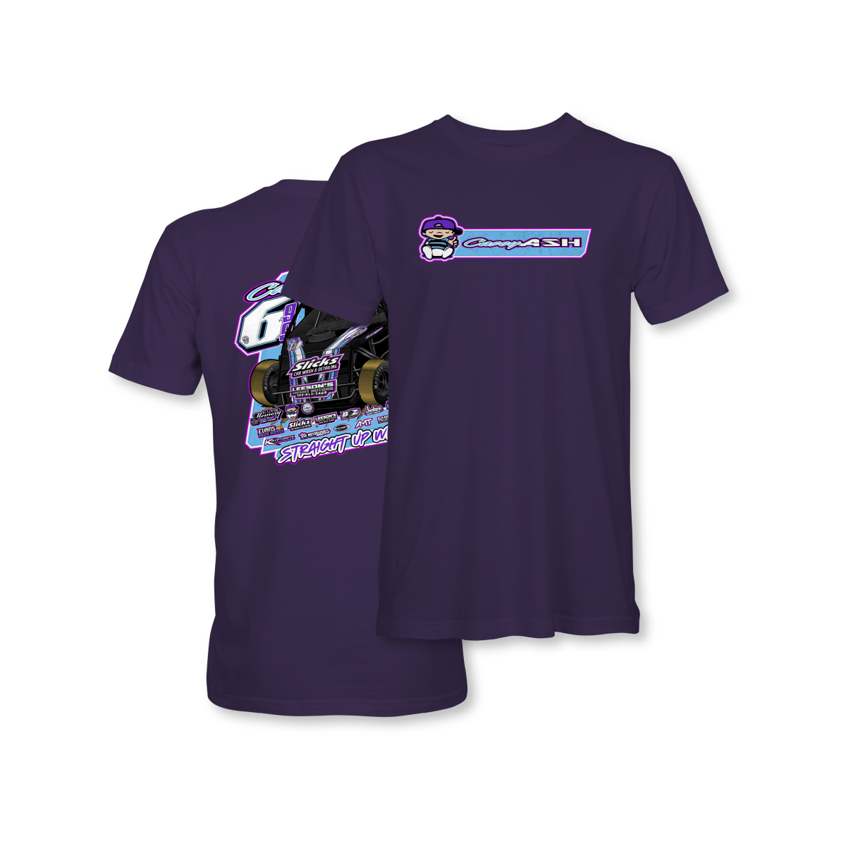Casey Ash Purple 2025 Dirt Modified Shirt