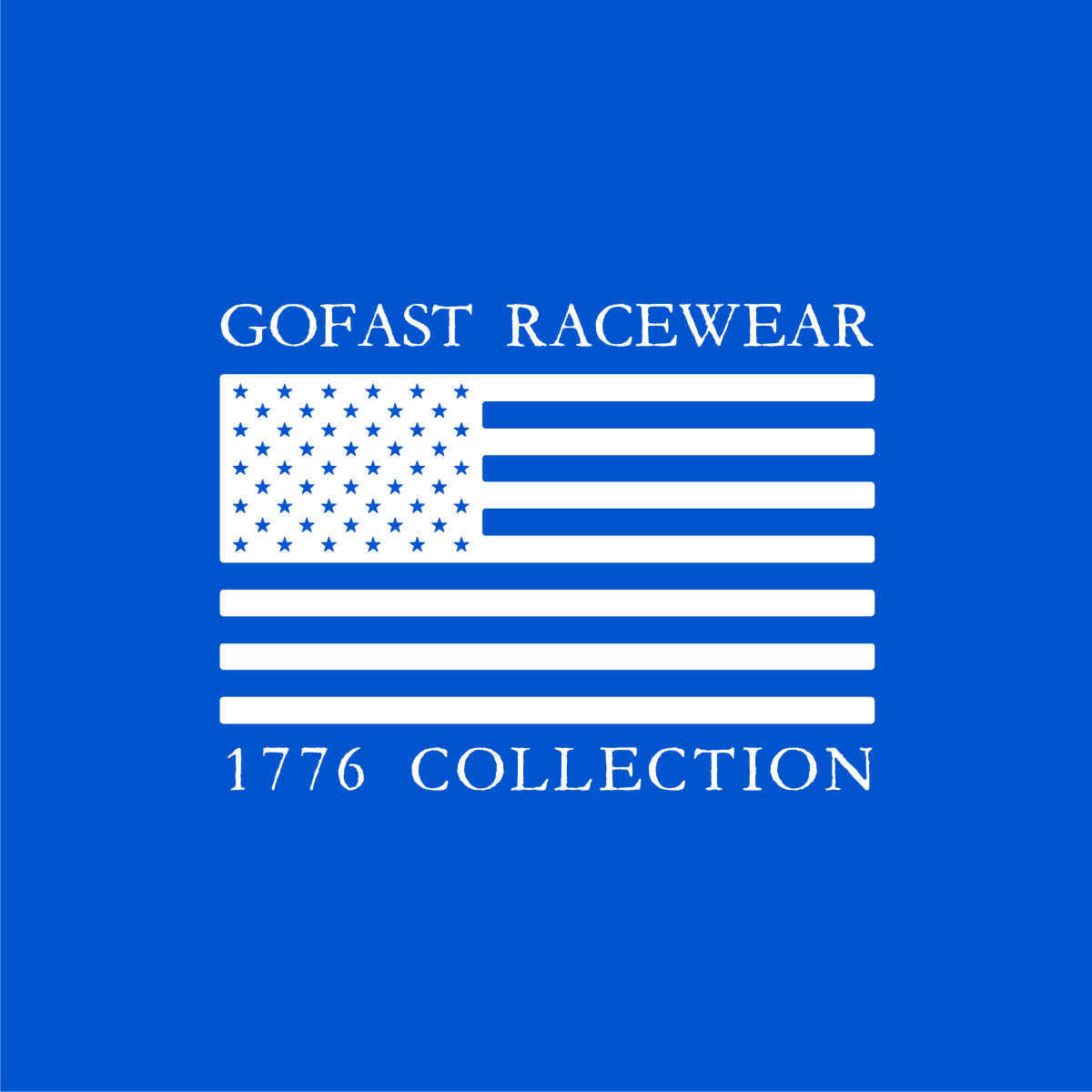GoFast Racewear 1776 Collection White Flag