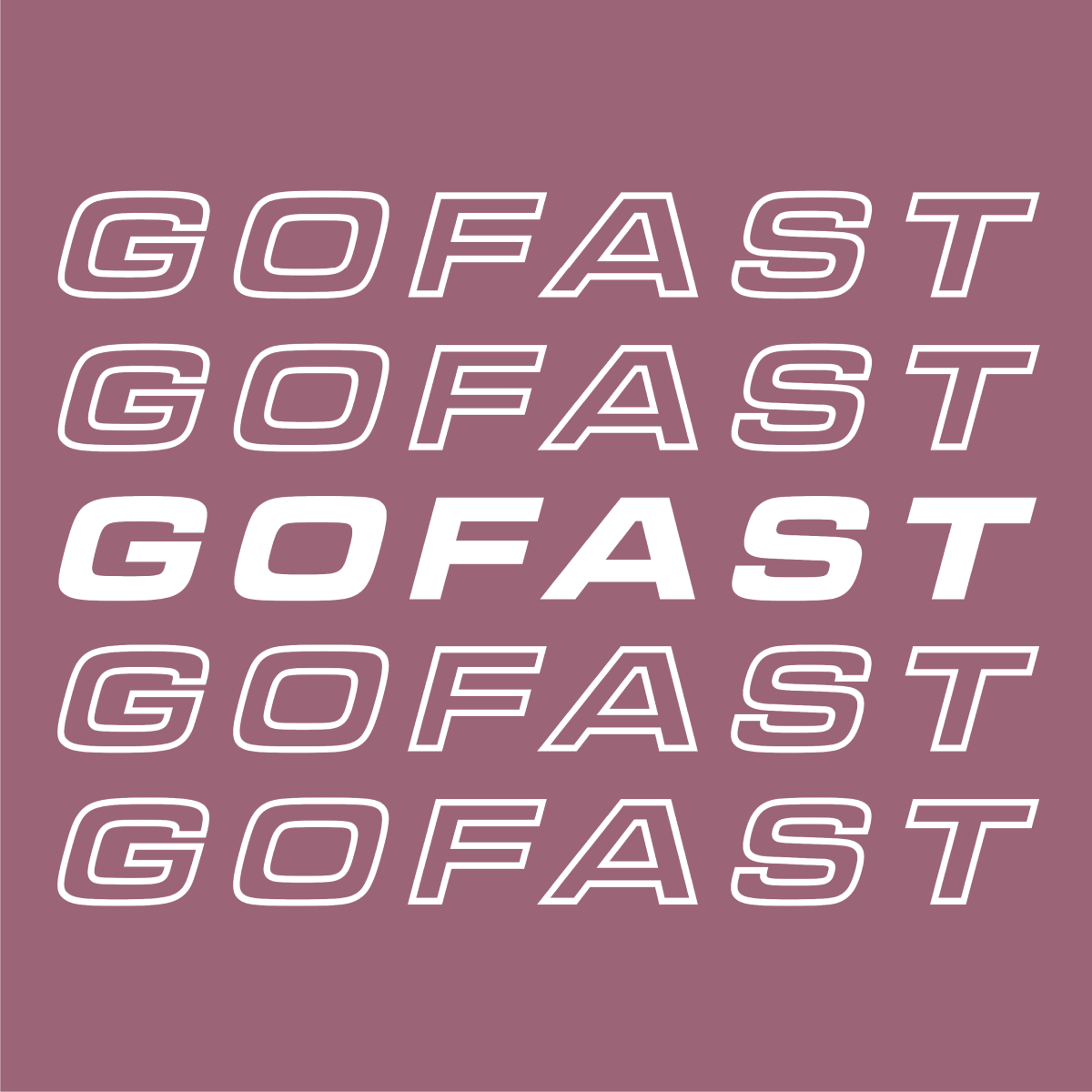 GoFast Racewear Authentic Womens Plumrose Fast 5