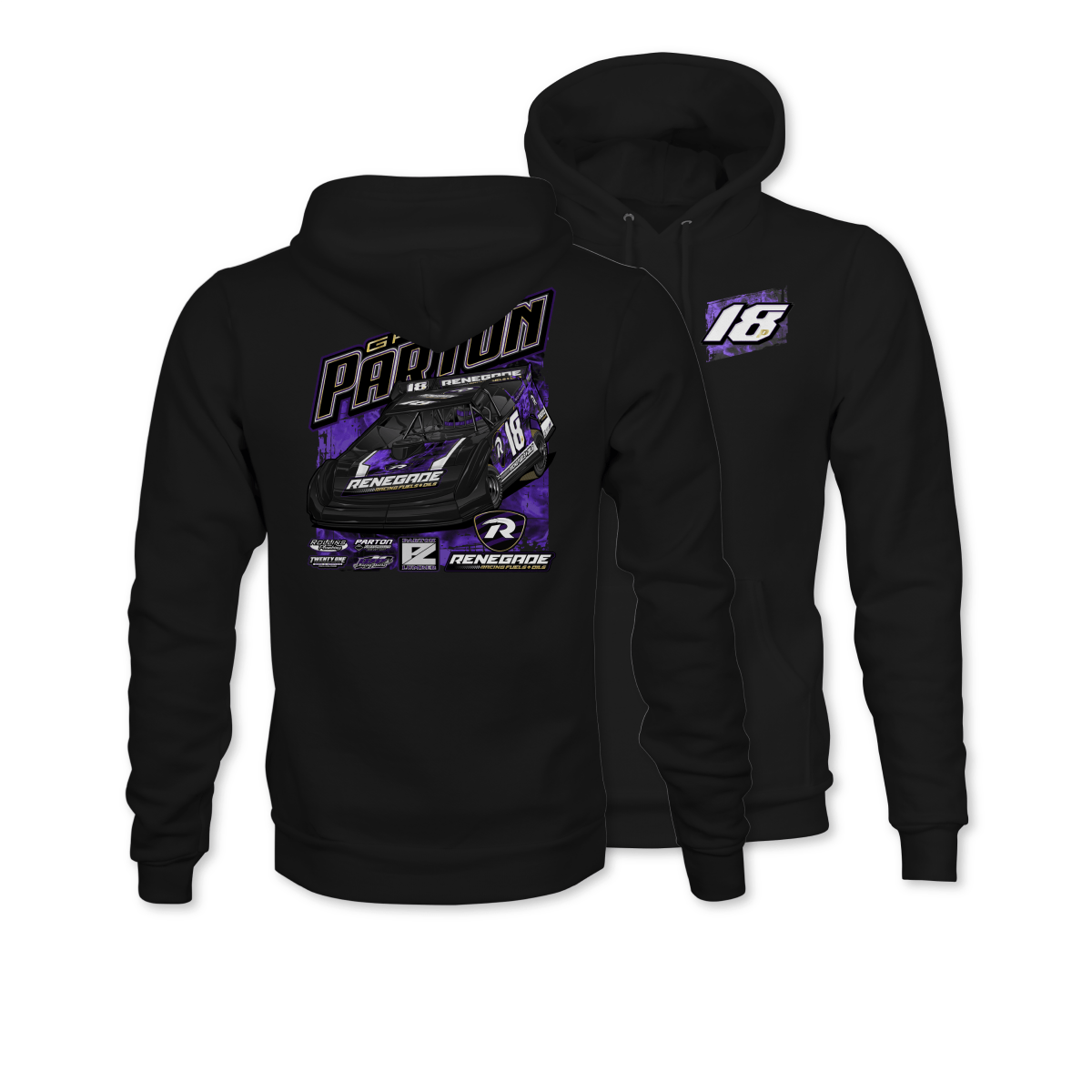 Gray Parton Black 2025 Renegade Hoodie