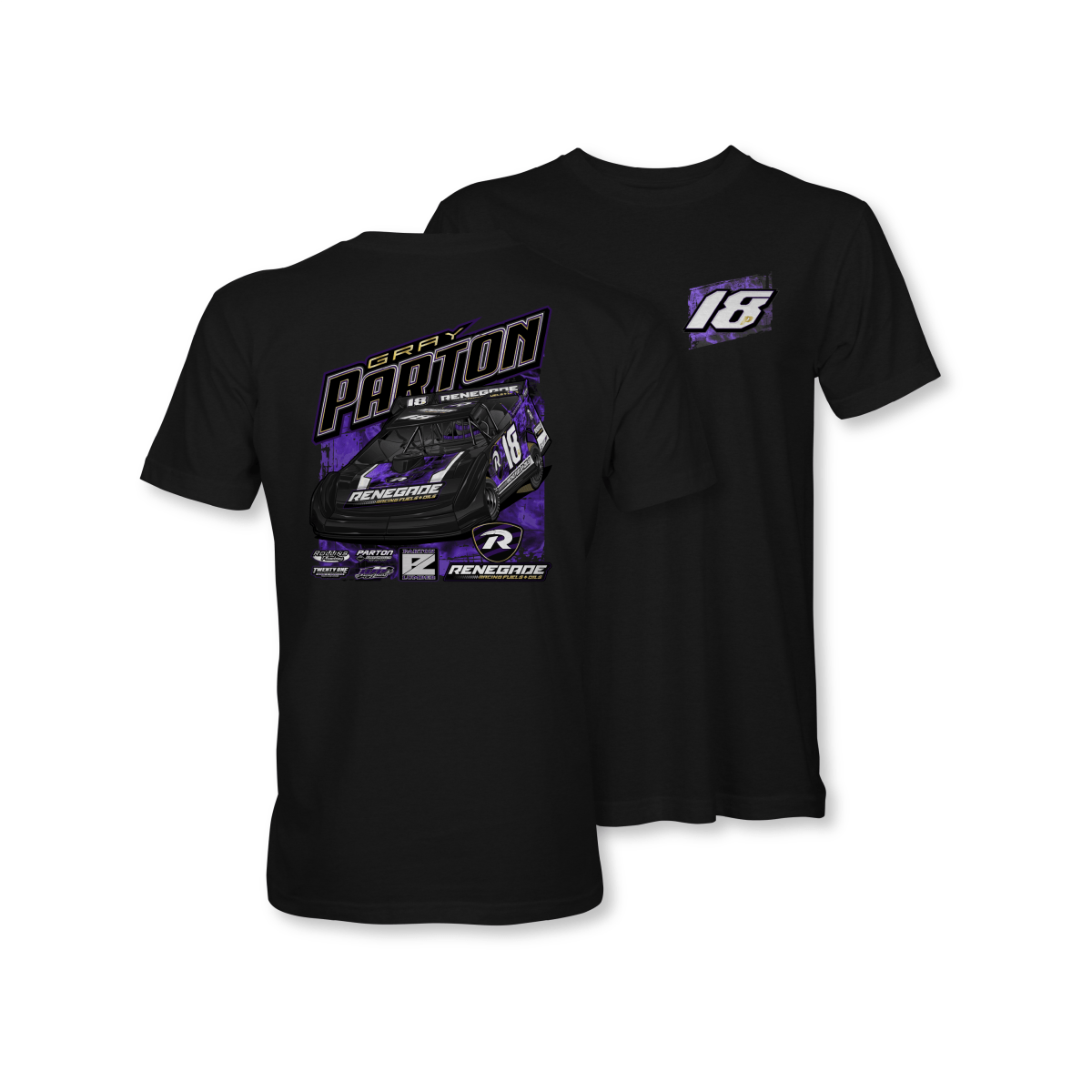 Gray Parton Black 2025 Renegade Shirt