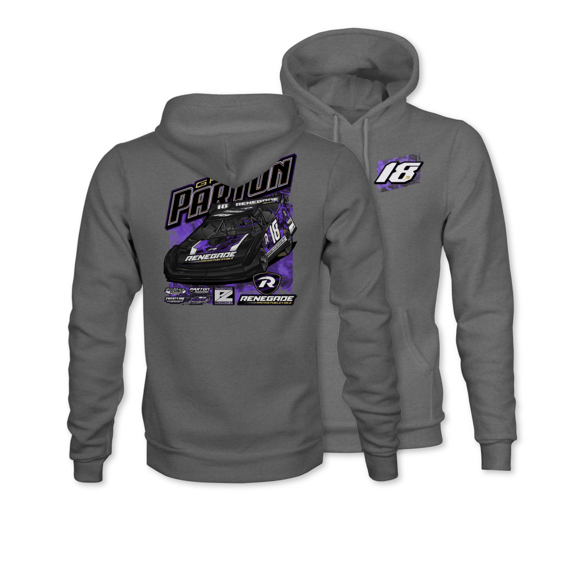 Gray Parton Gunmetal 2025 Renegade Hoodie
