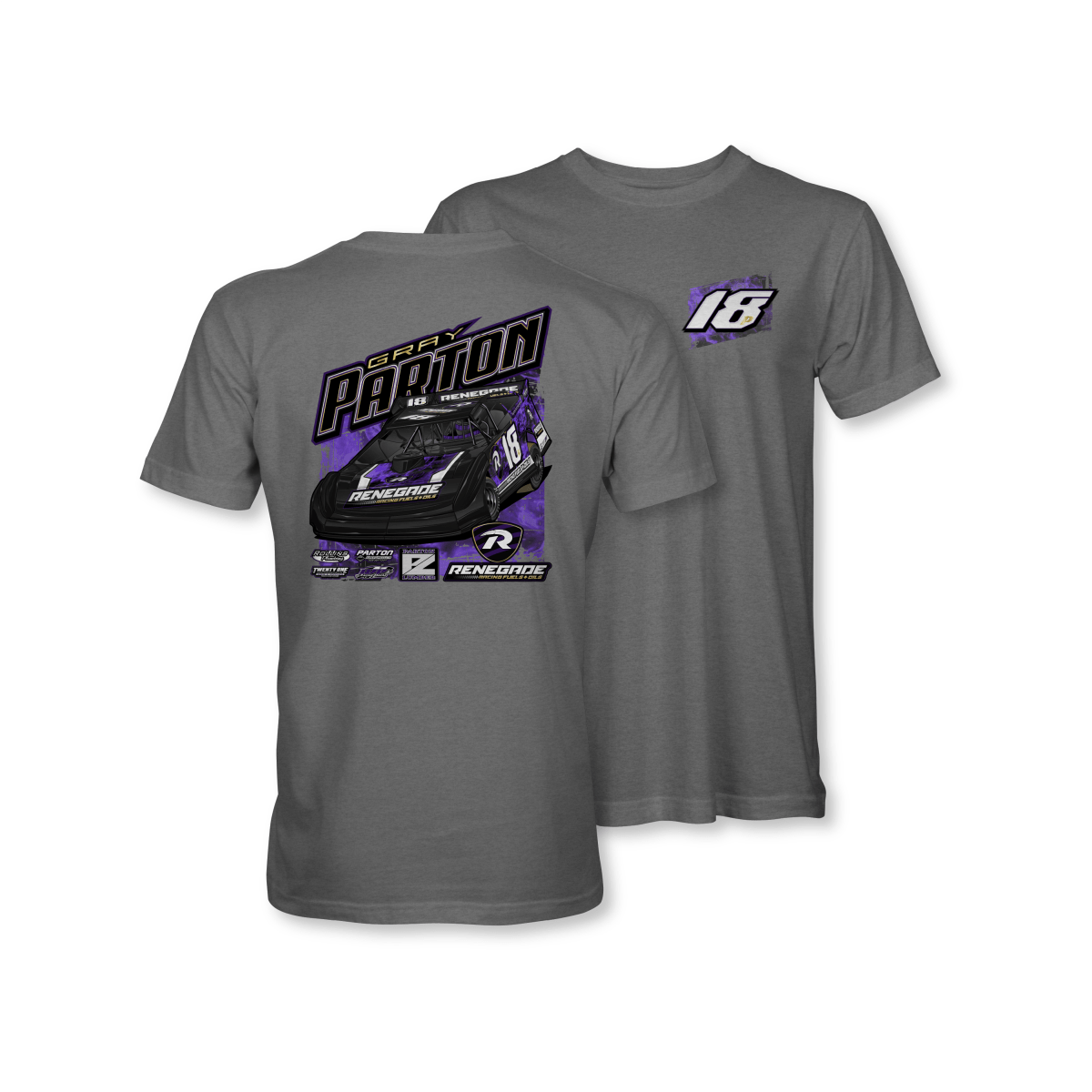 Gray Parton Gunmetal 2025 Renegade Shirt