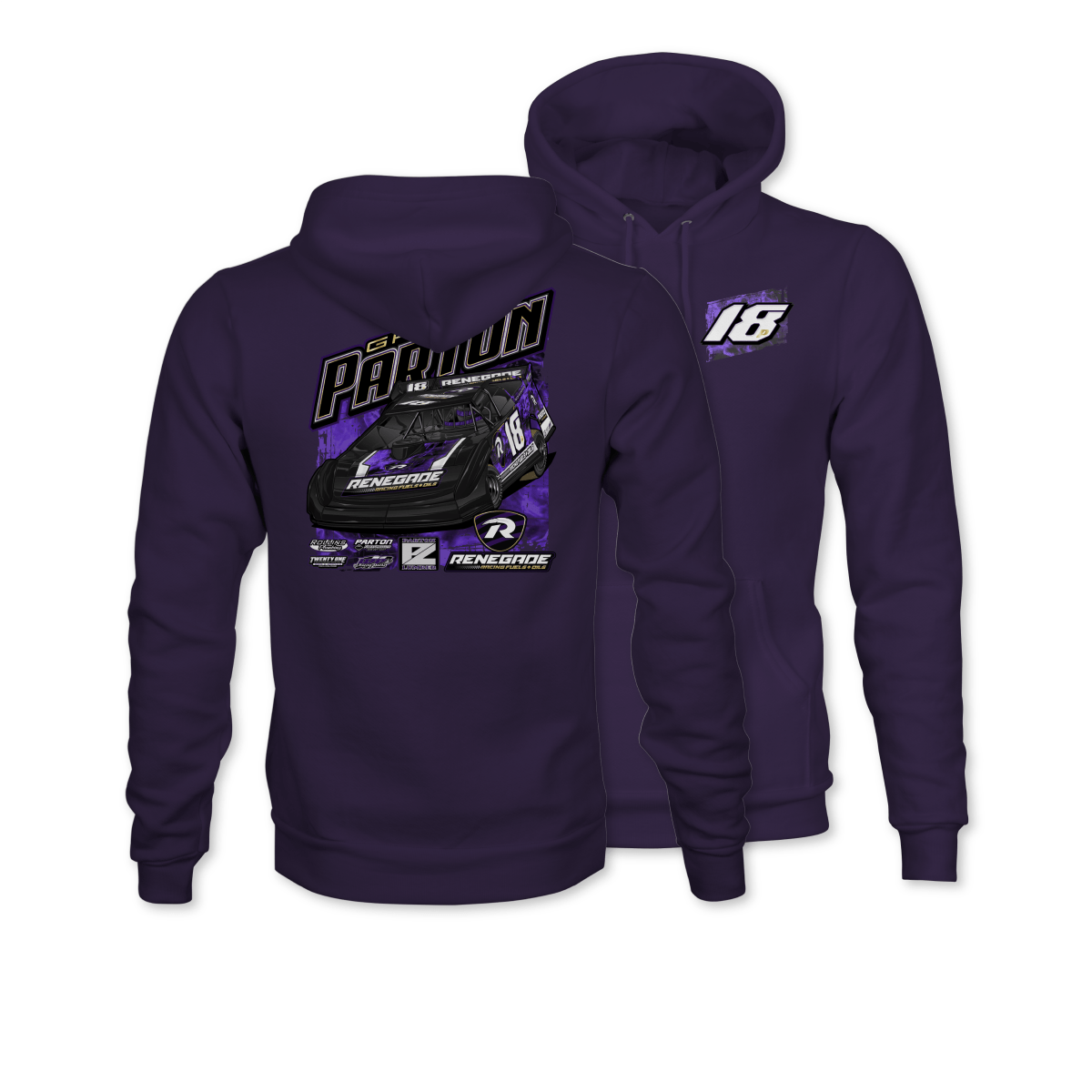 Gray Parton Purple 2025 Renegade Hoodie
