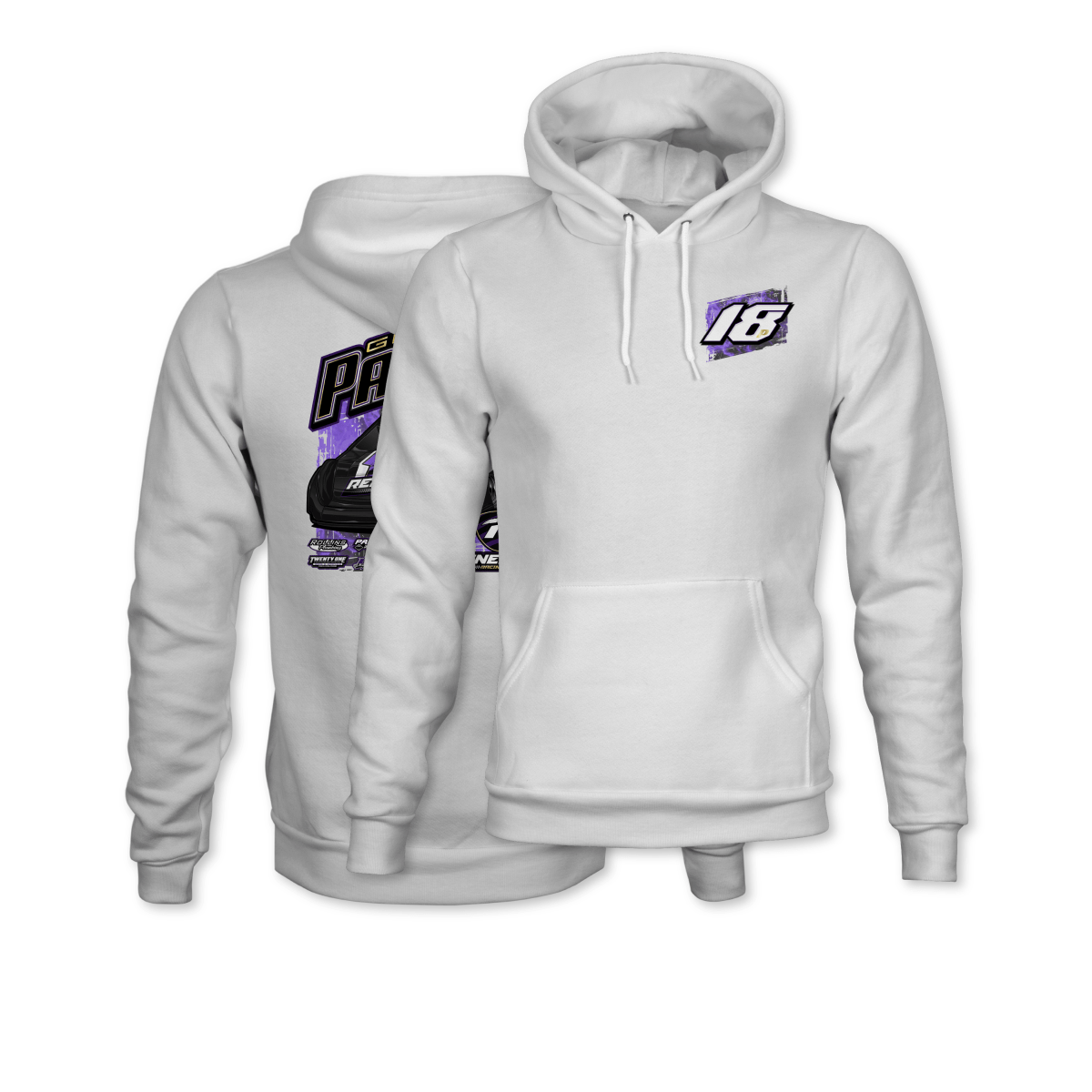 Gray Parton White 2025 Renegade Hoodie