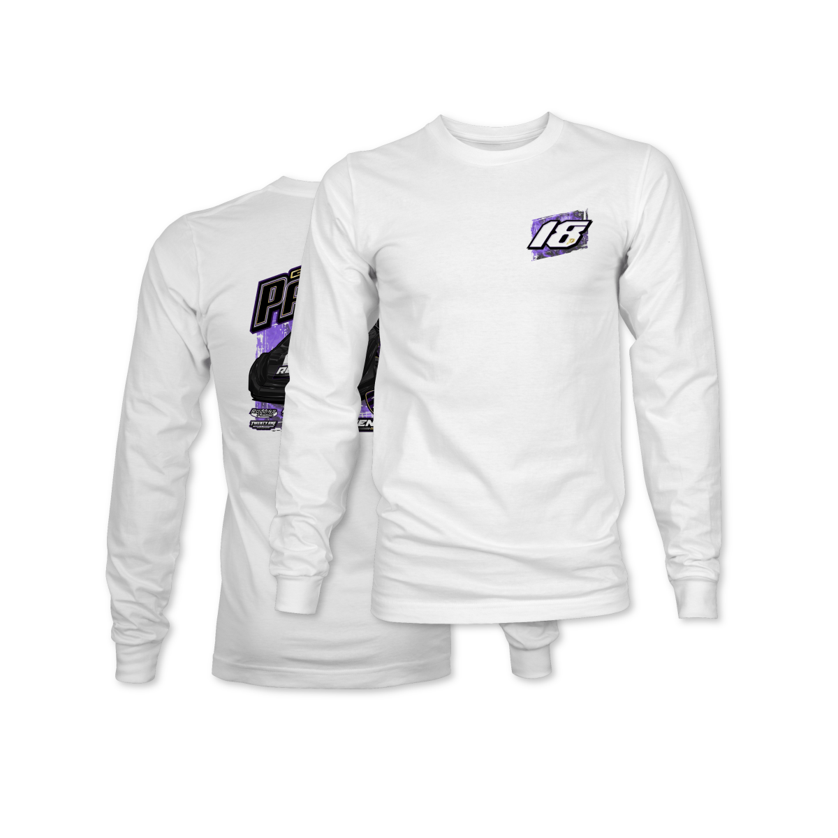 Gray Parton White 2025 Renegade Long Sleeve Shirt