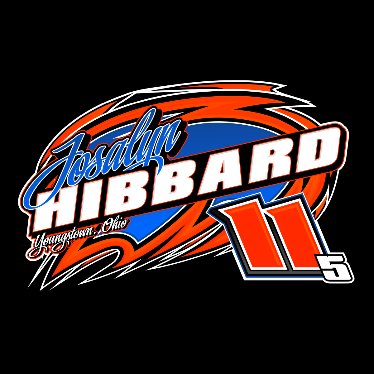 Josalyn Hibbard Black 2025 Action Hoodie