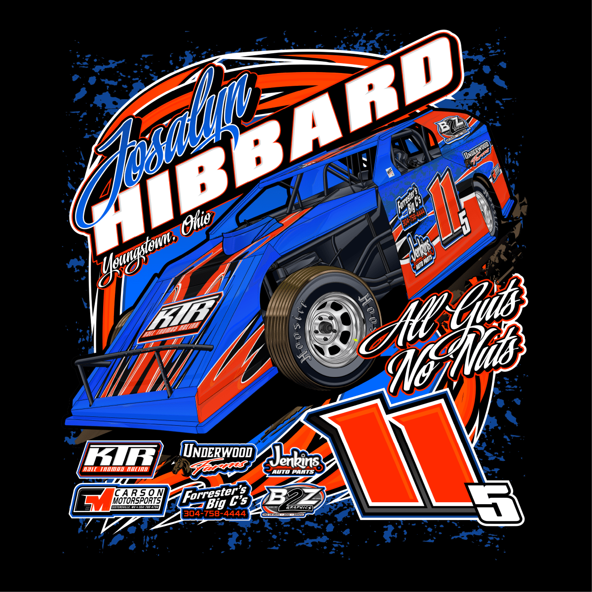 Josalyn Hibbard Black 2025 Action Hoodie