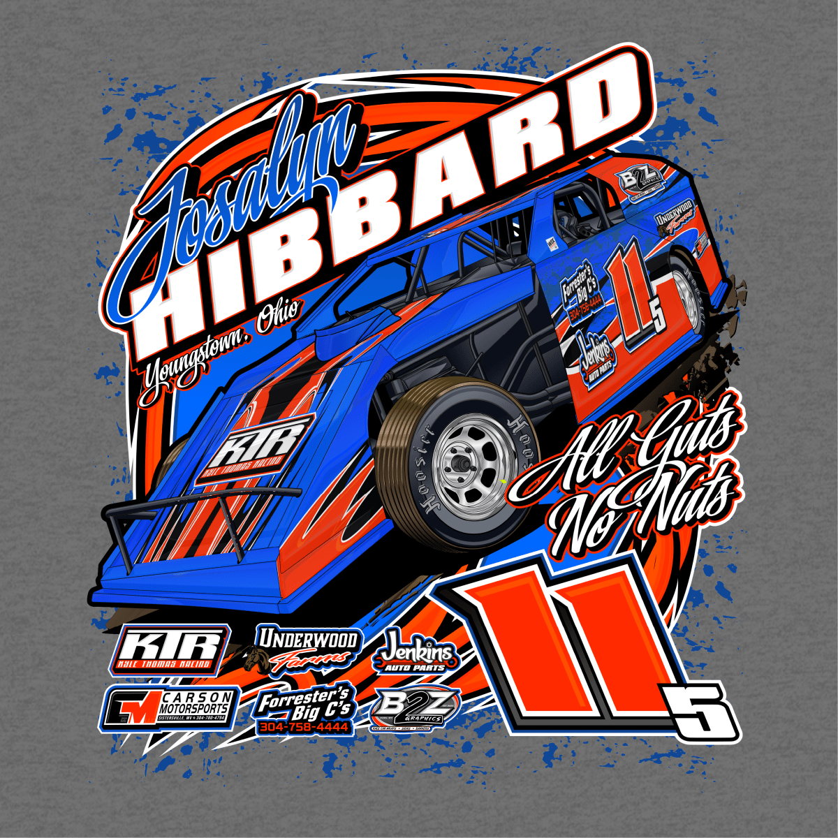 Josalyn Hibbard Gunmetal 2025 Action Shirt