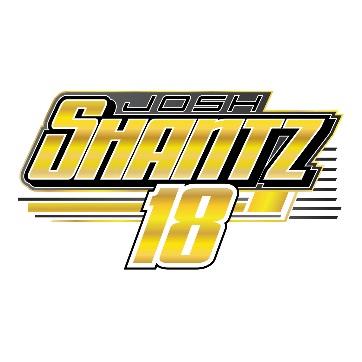 Josh Shantz White 2025 Sprint Car Shirt
