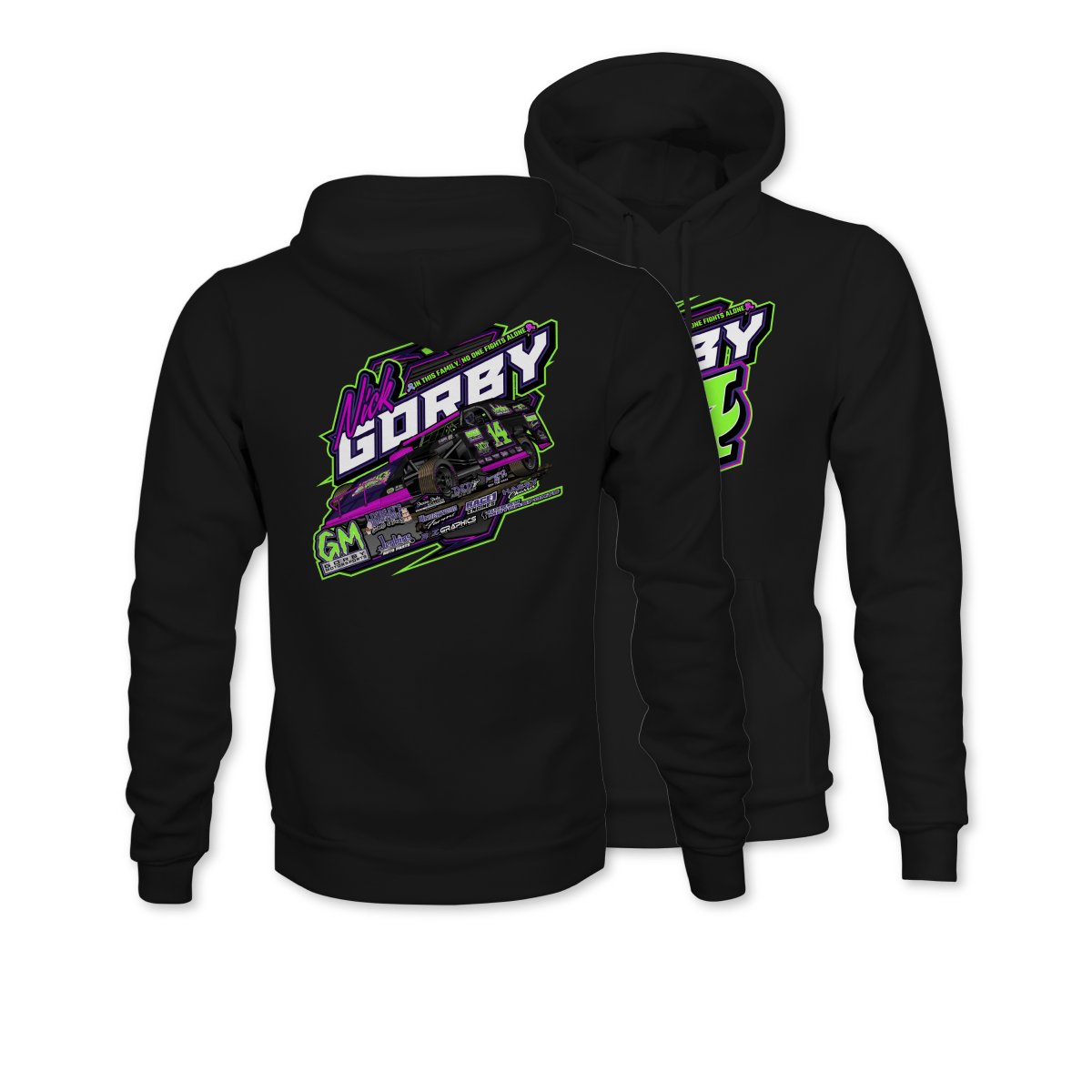 Nick Gorby Black 2025 Dirt ModifiedHoodie