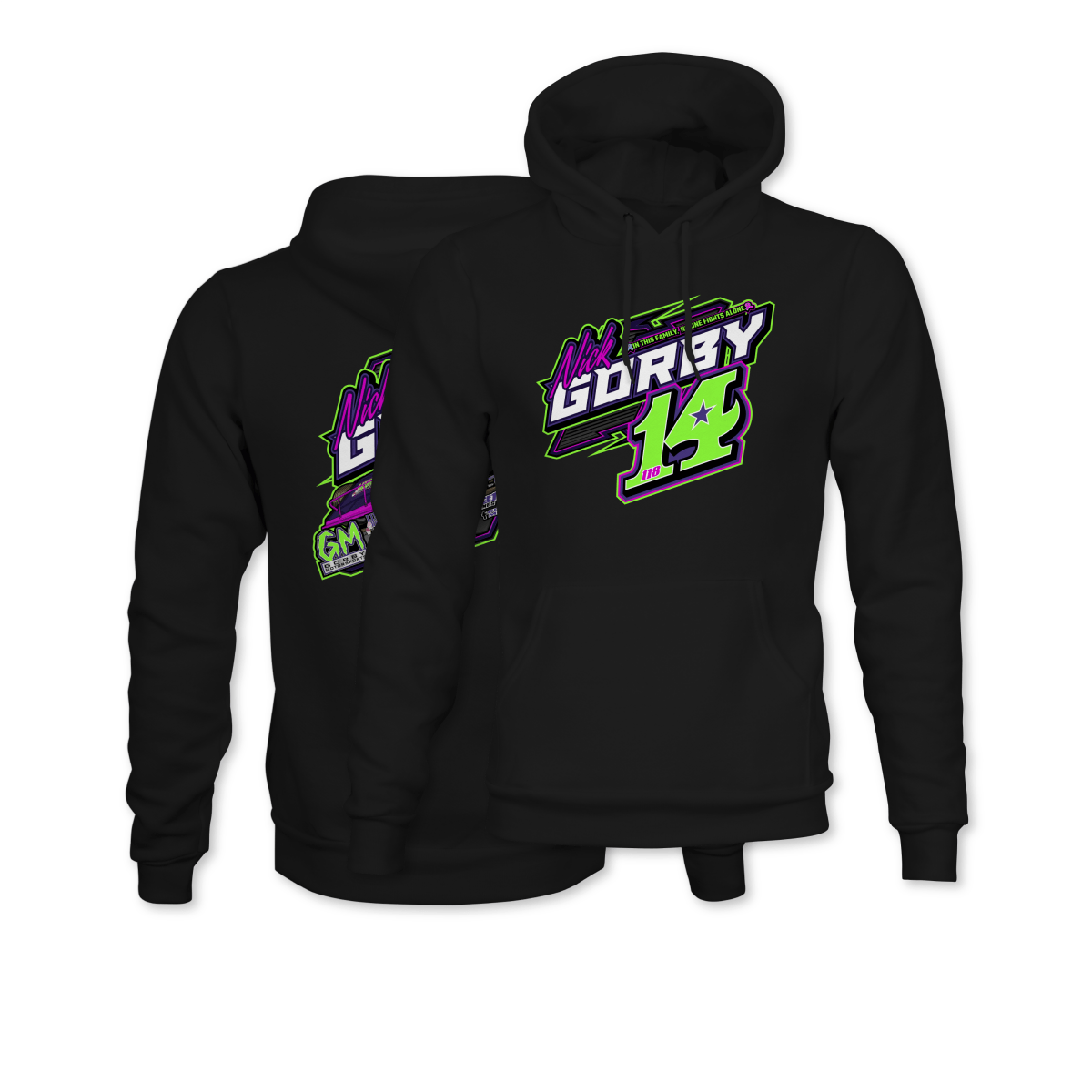 Nick Gorby Black 2025 Dirt ModifiedHoodie