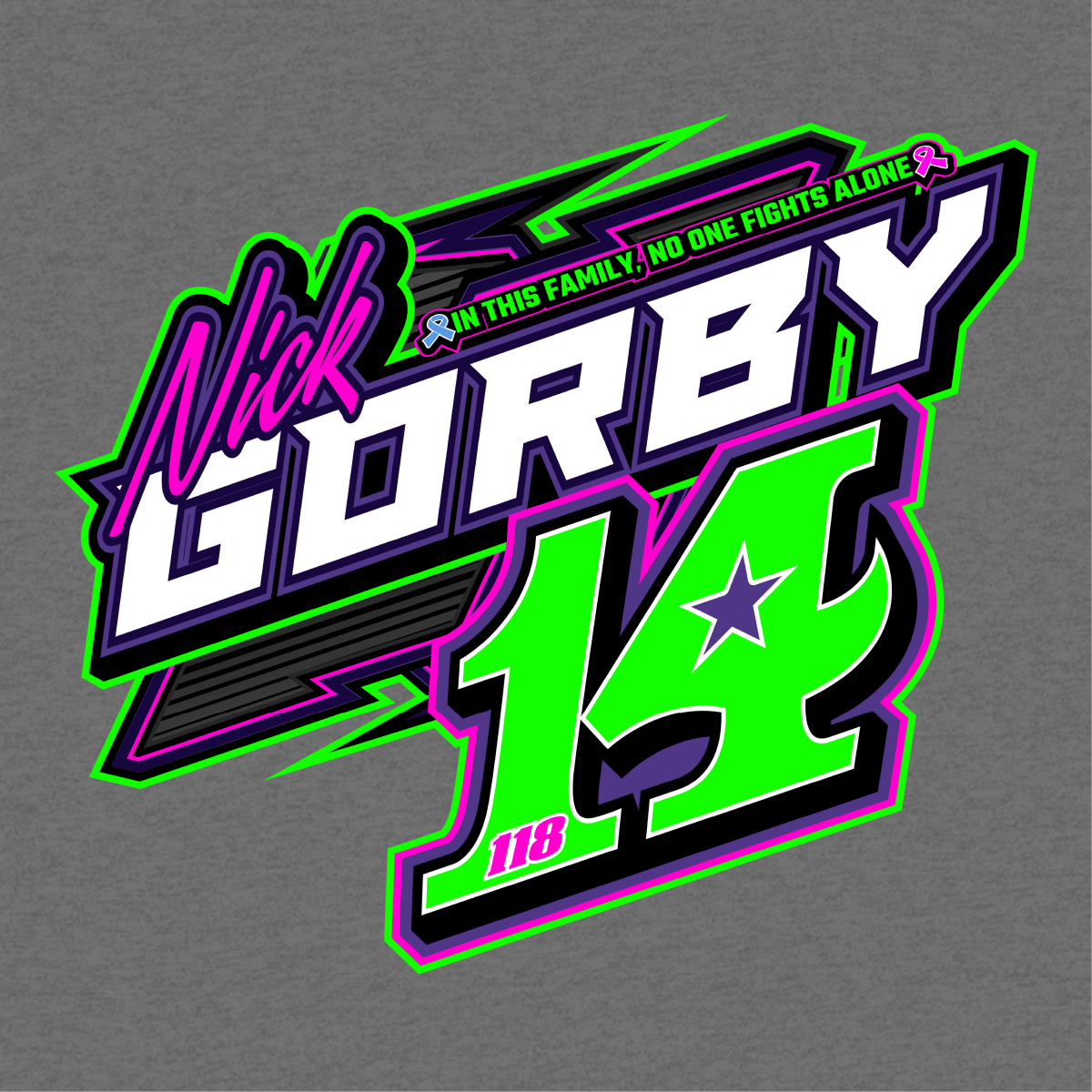 Nick Gorby Gunmetal 2025 Dirt Modified Shirt