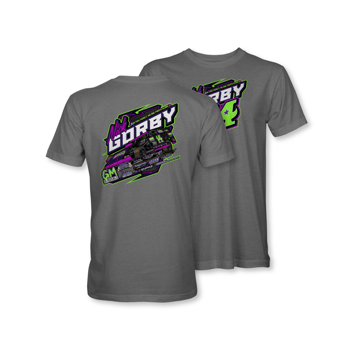 Nick Gorby Gunmetal 2025 Dirt Modified Shirt