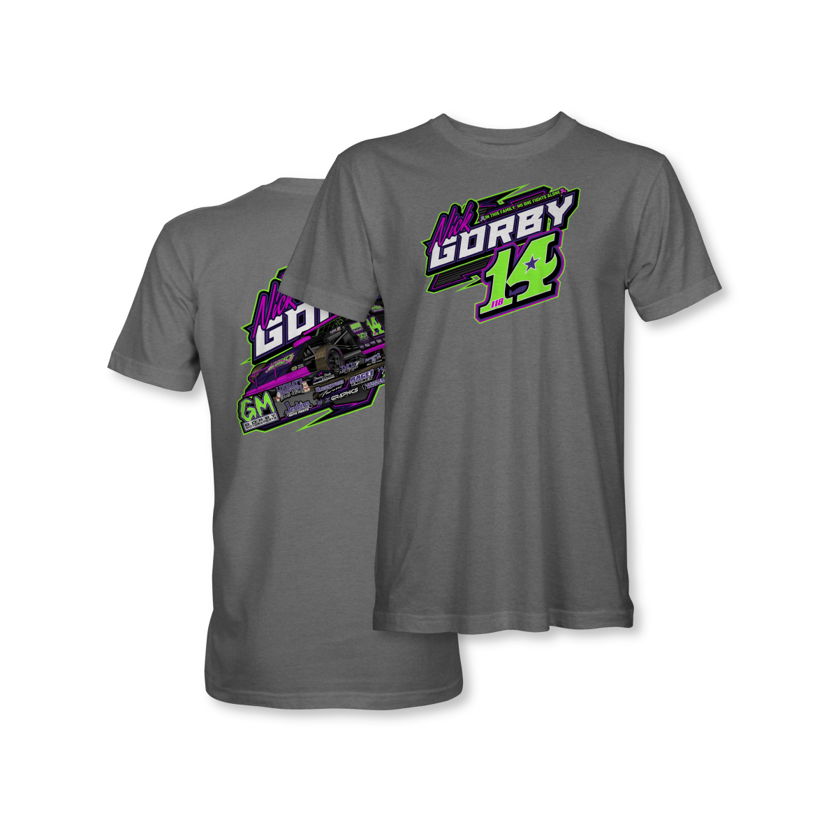 Nick Gorby Gunmetal 2025 Dirt Modified Shirt