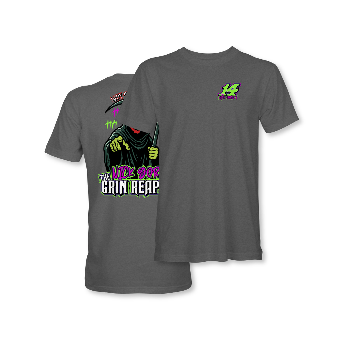 Nick Gorby Gunmetal Grin Reaper Shirt