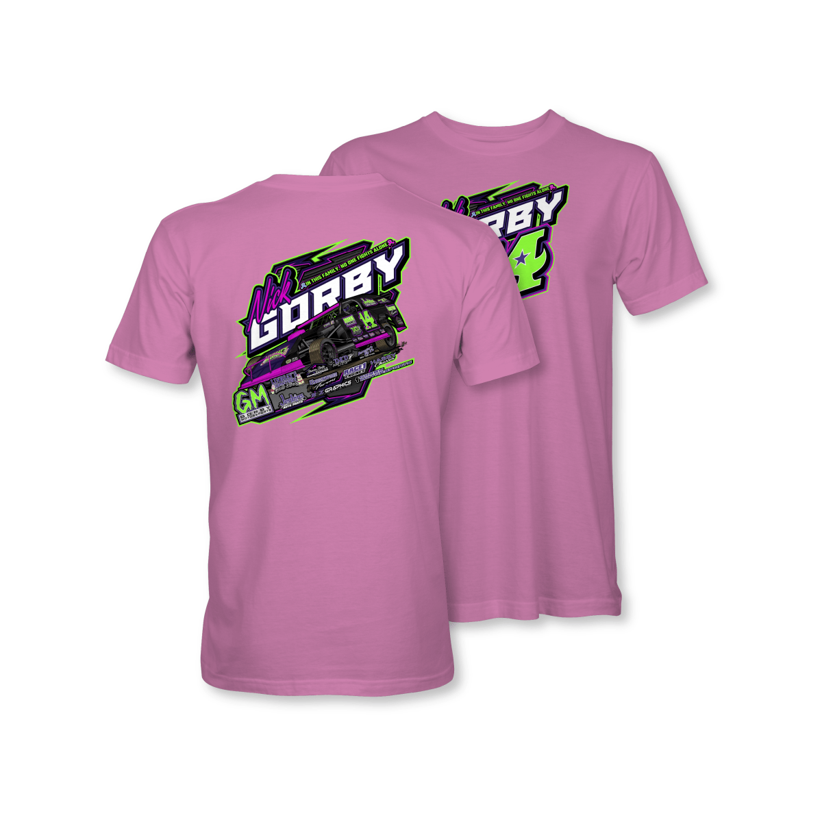 Nick Gorby Pink 2025 Dirt Modified Shirt