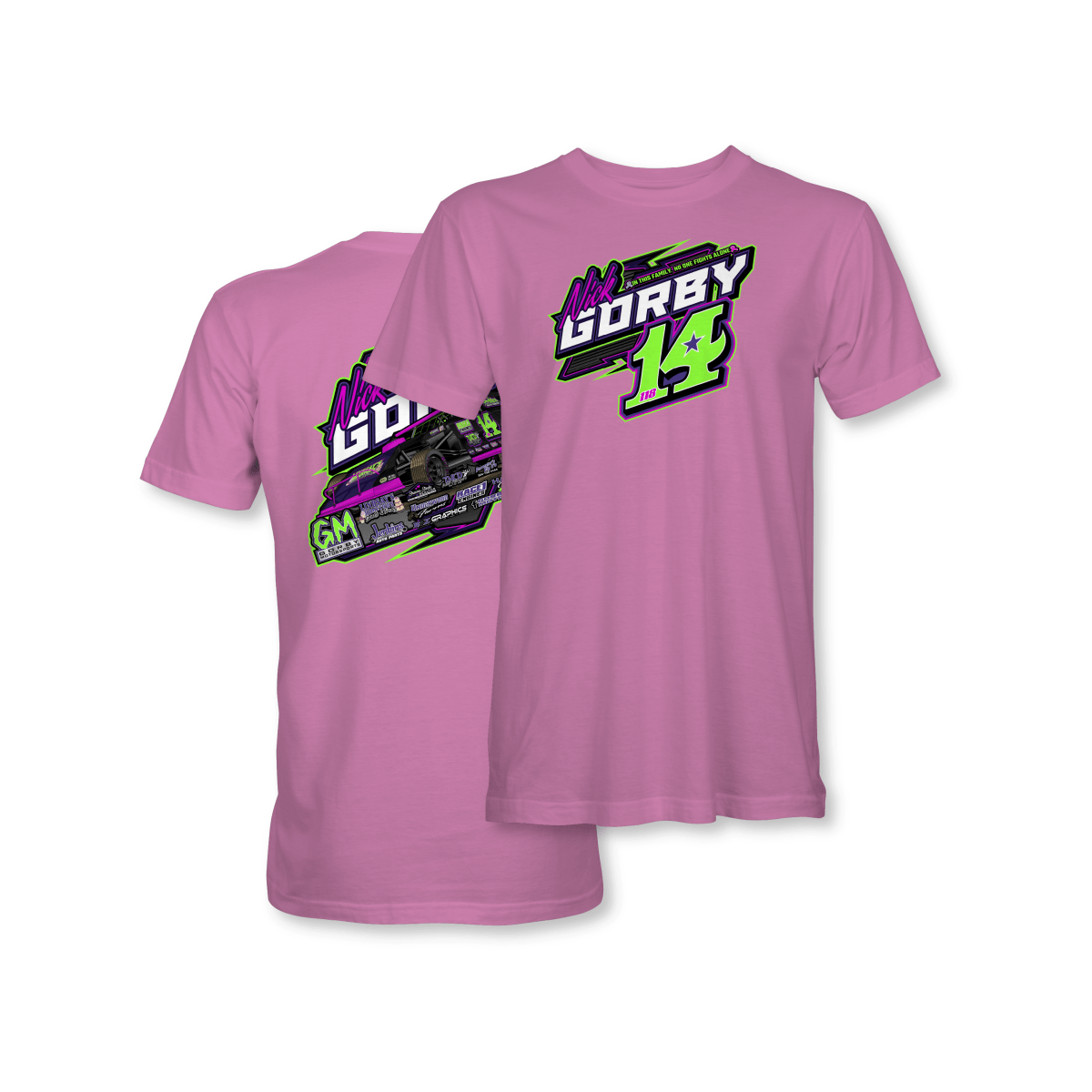 Nick Gorby Pink 2025 Dirt Modified Shirt