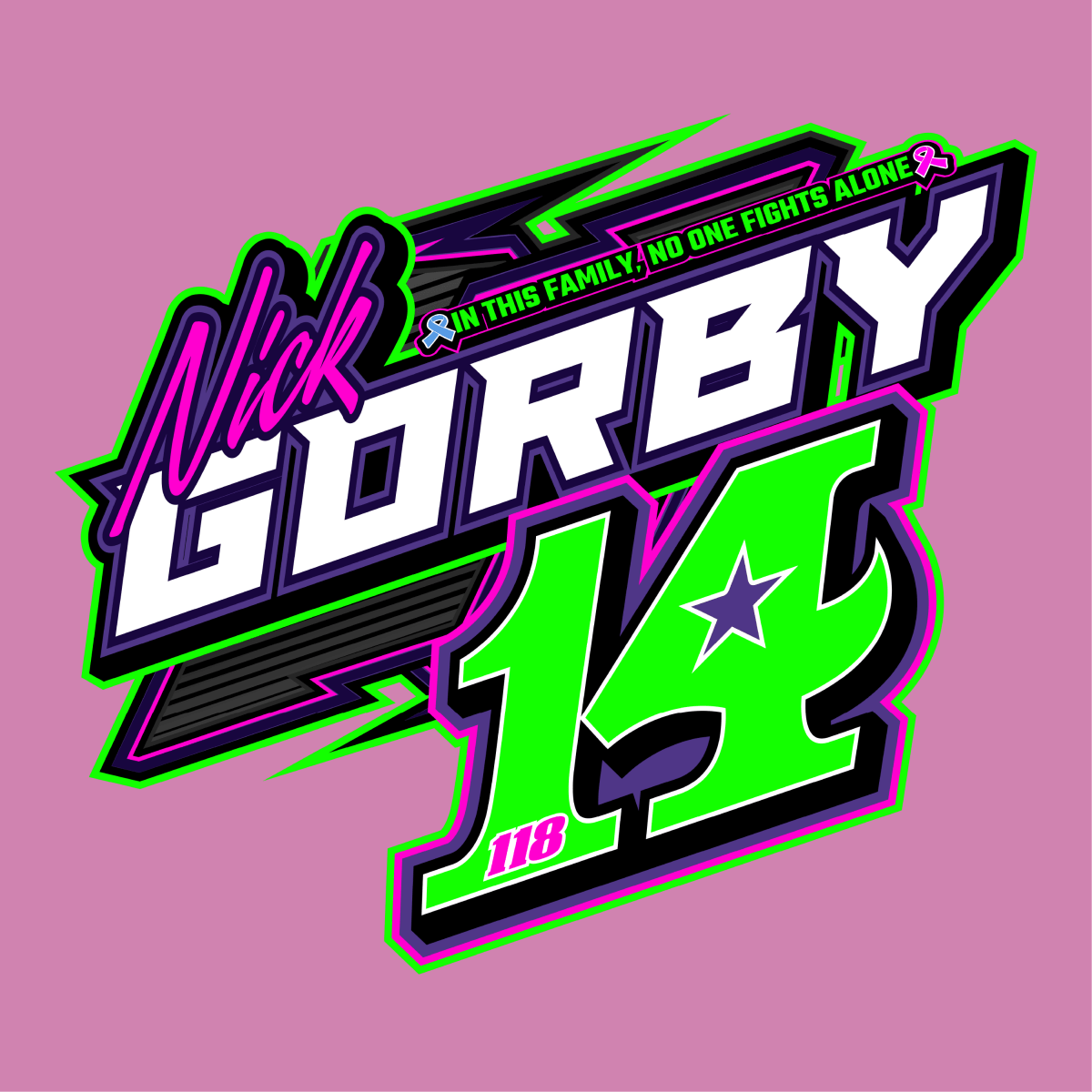 Nick Gorby Pink 2025 Dirt Modified Shirt