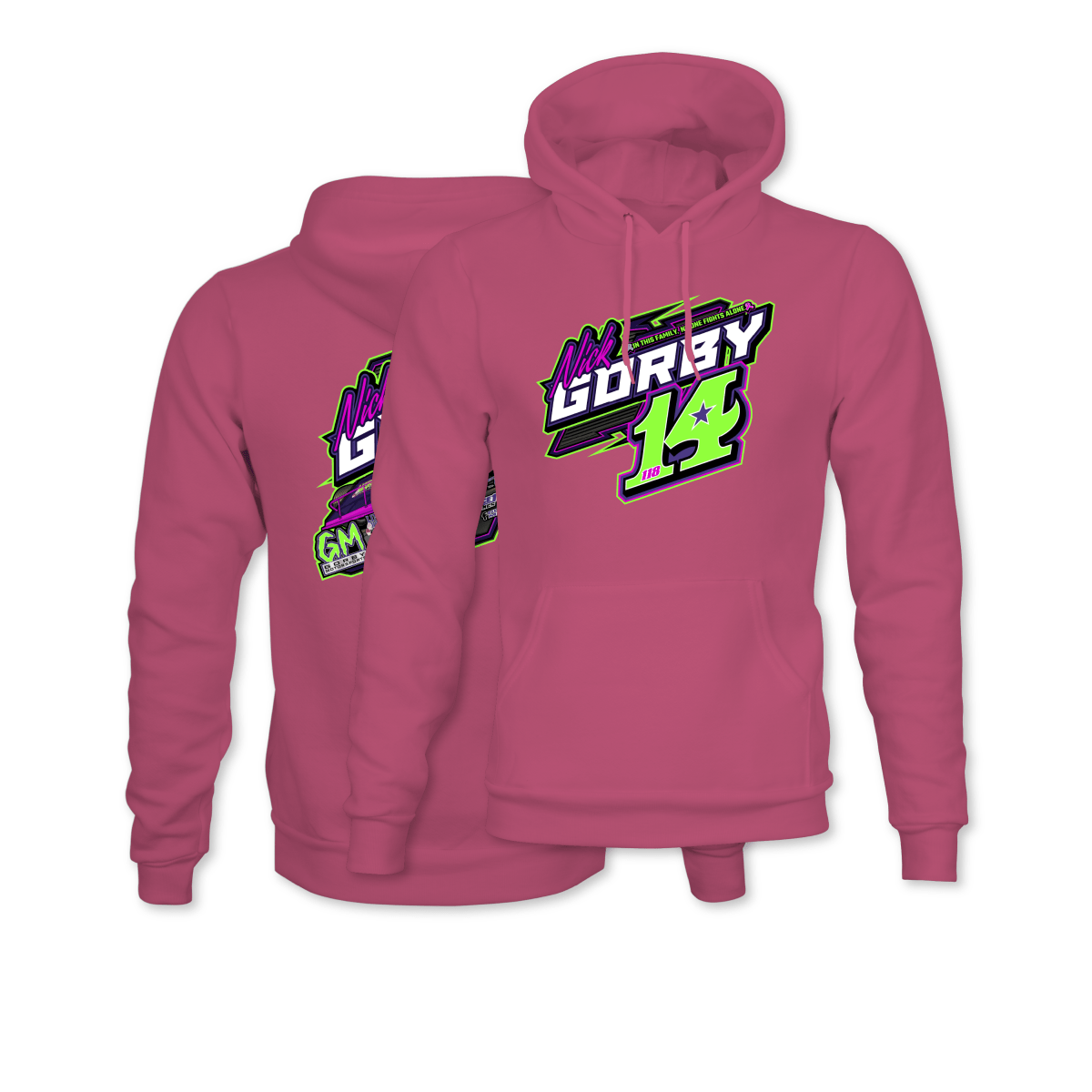Nick Gorby Pink 2025 Dirt ModifiedHoodie