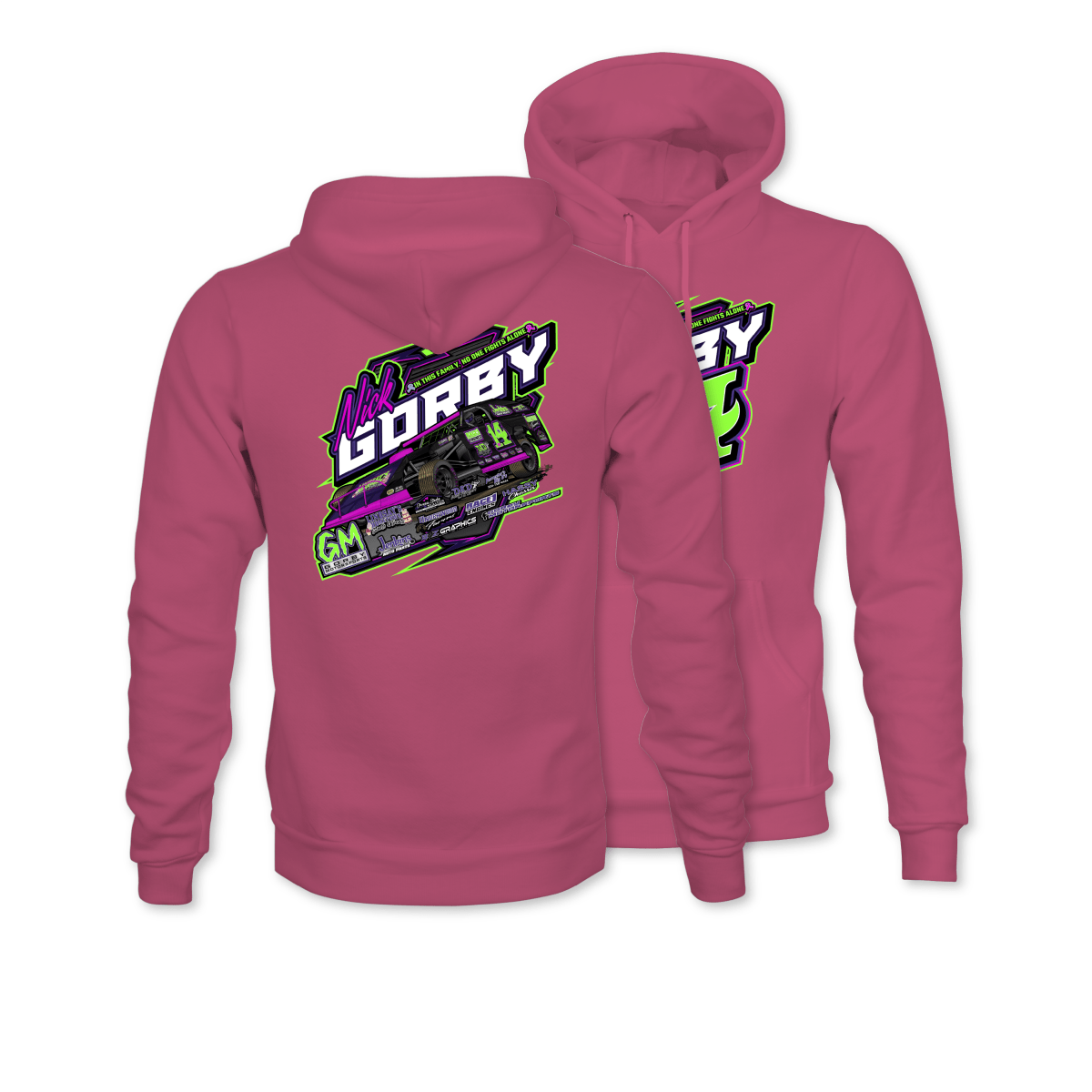 Nick Gorby Pink 2025 Dirt ModifiedHoodie