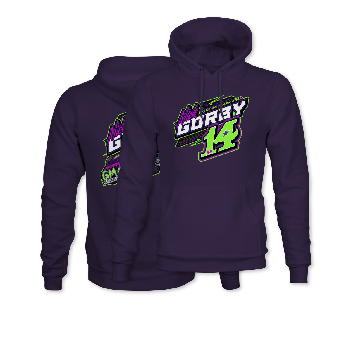 Nick Gorby Purple 2025 Dirt ModifiedHoodie