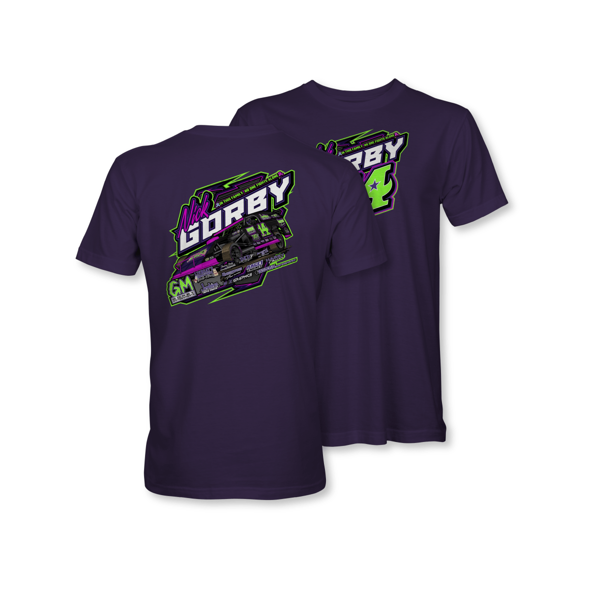 Nick Gorby Purple2025 Dirt Modified Shirt