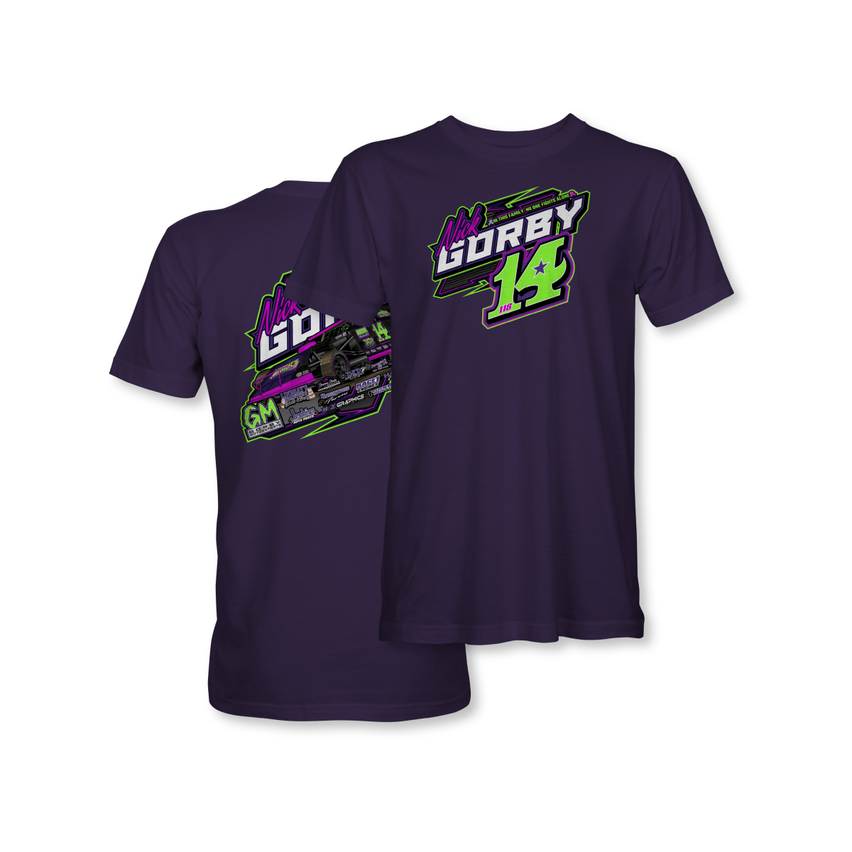 Nick Gorby Purple2025 Dirt Modified Shirt