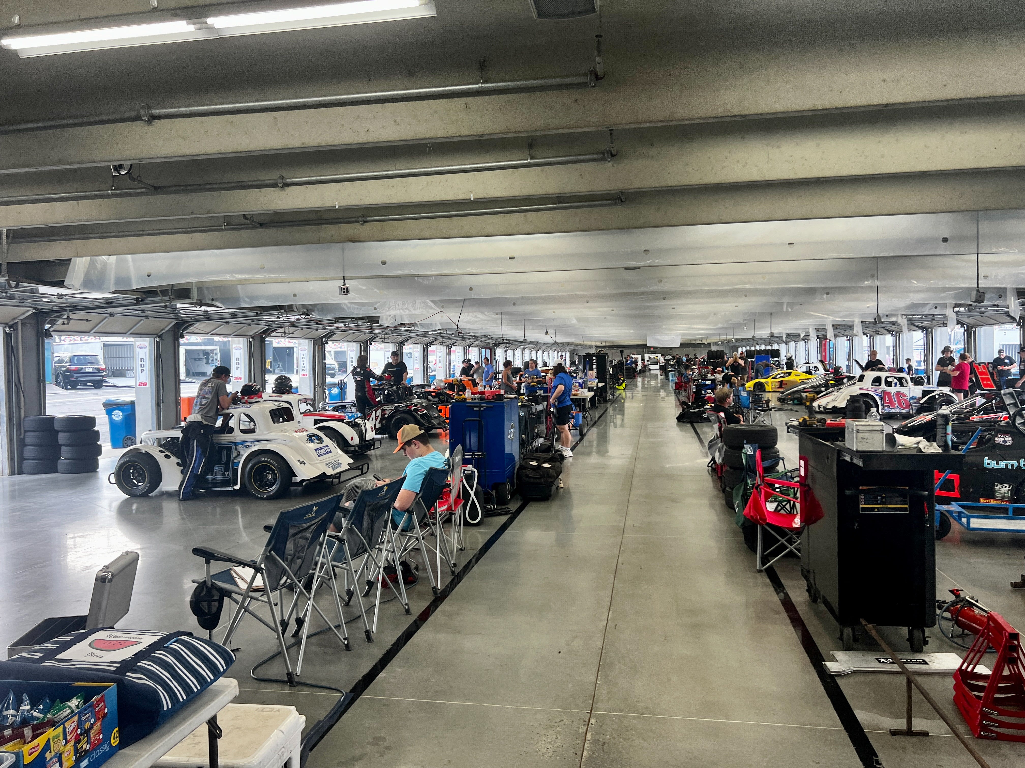 US Legends Garage Charlotte Motor Speedway