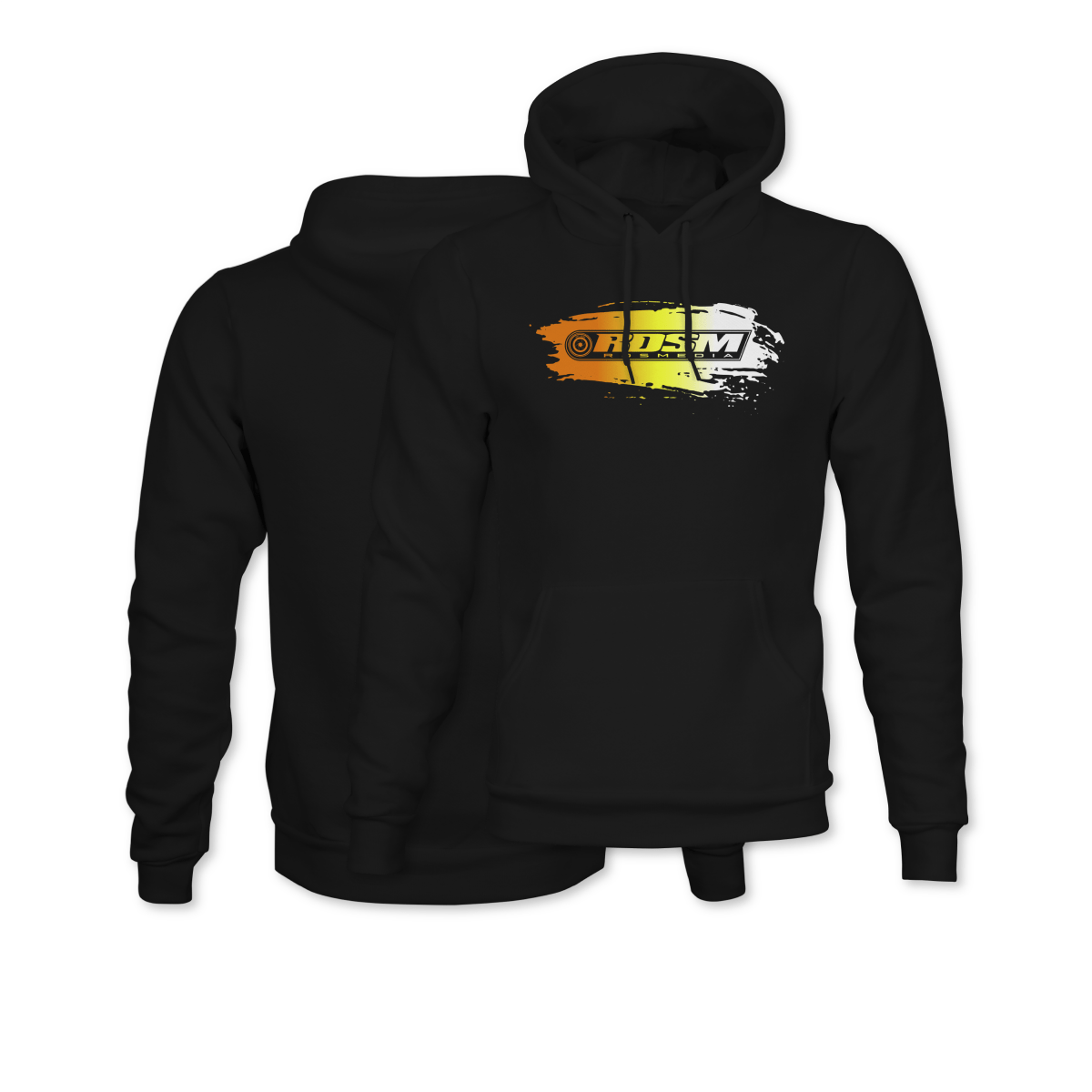 RDS Media Black Splash Logo Hoodie
