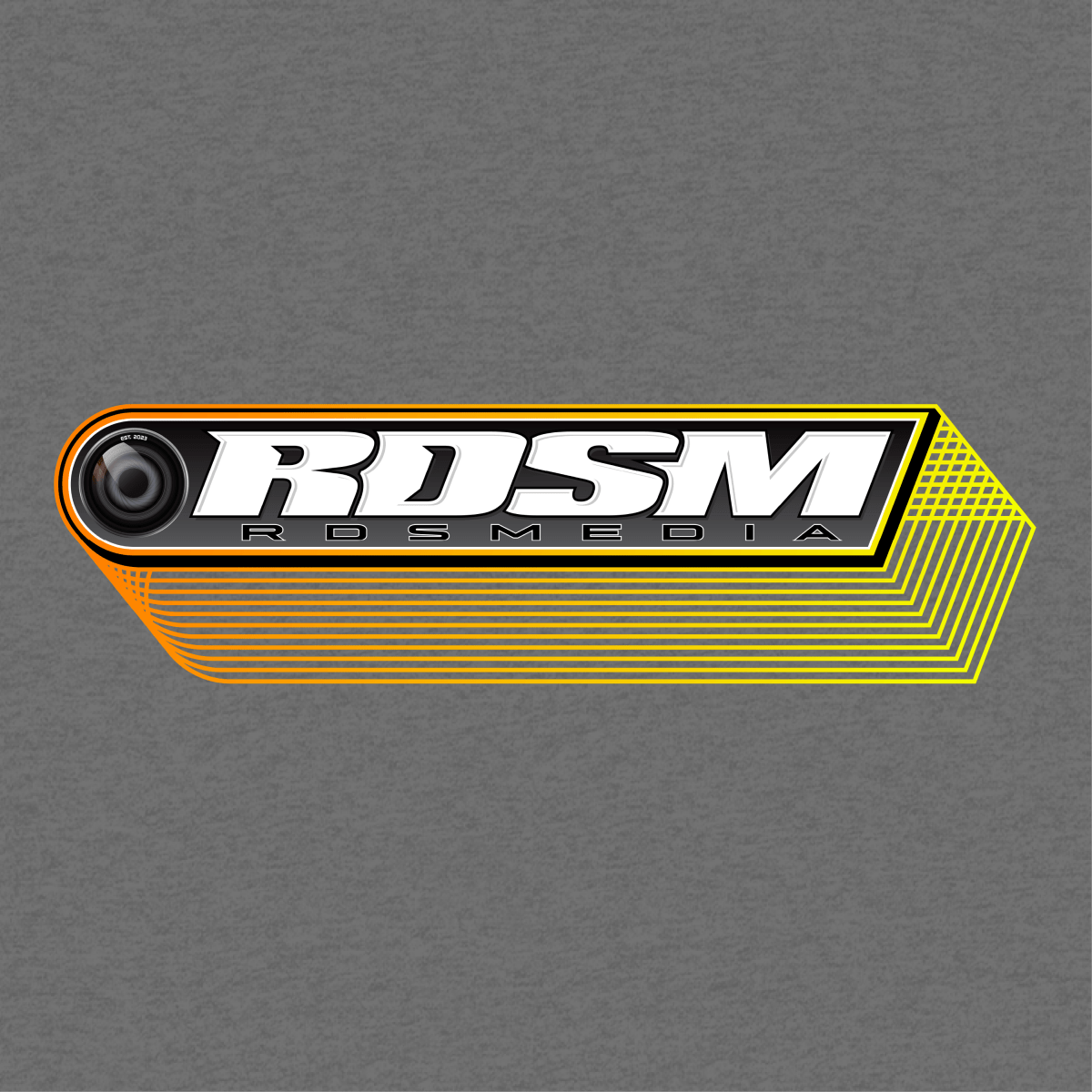 RDS Media Gunmetal Stacked Logo Hoodie