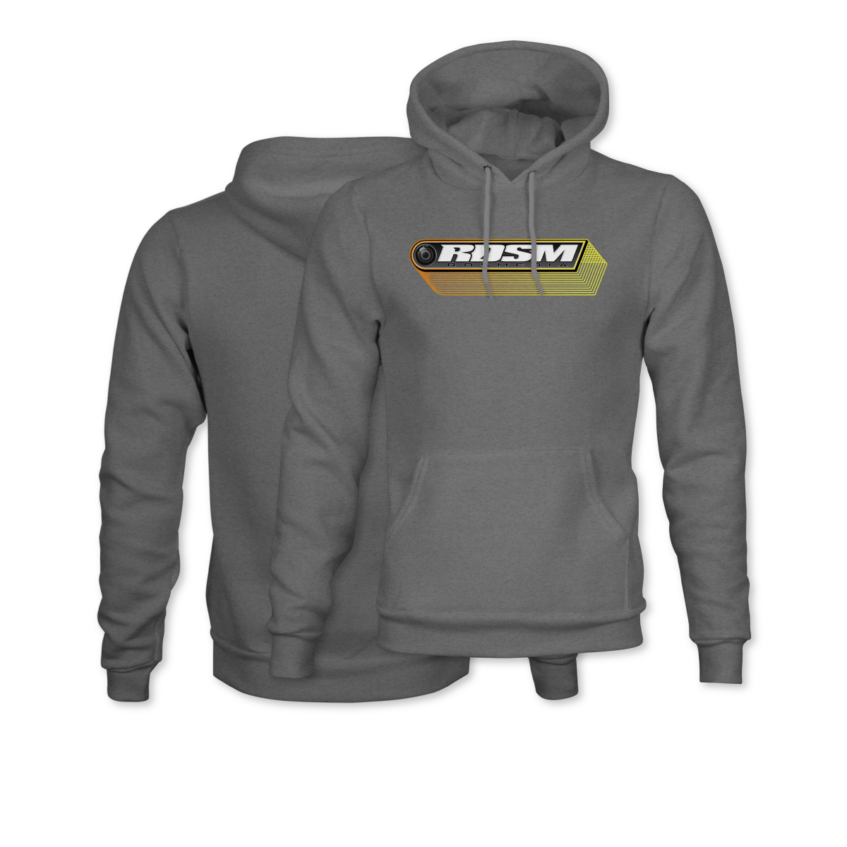 RDS Media Gunmetal Stacked Logo Hoodie
