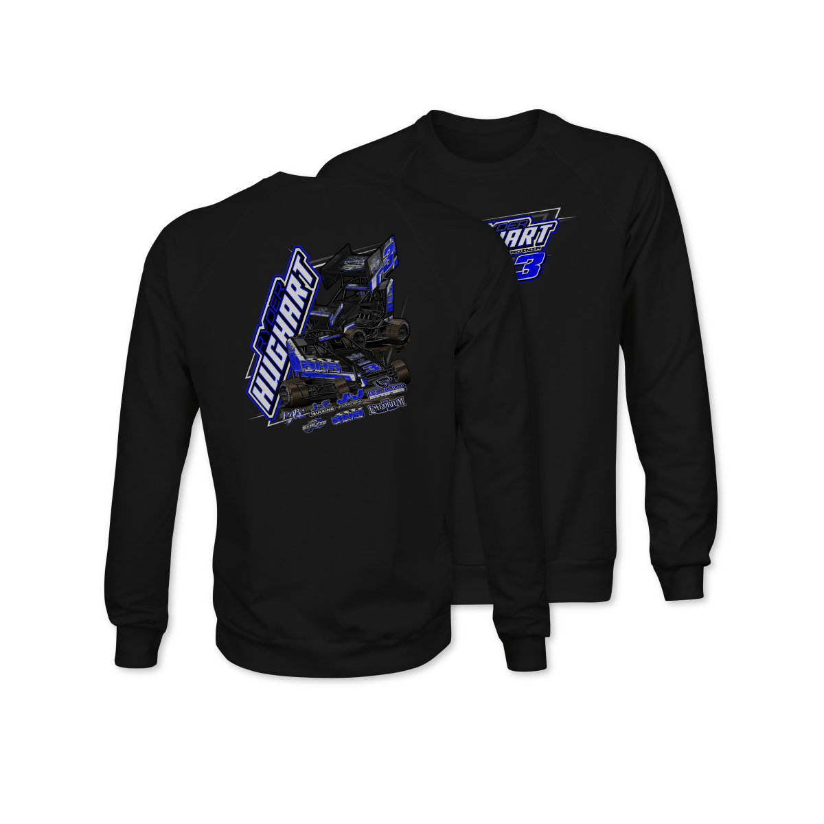 Ryder Hughart Black 2025 Crewneck